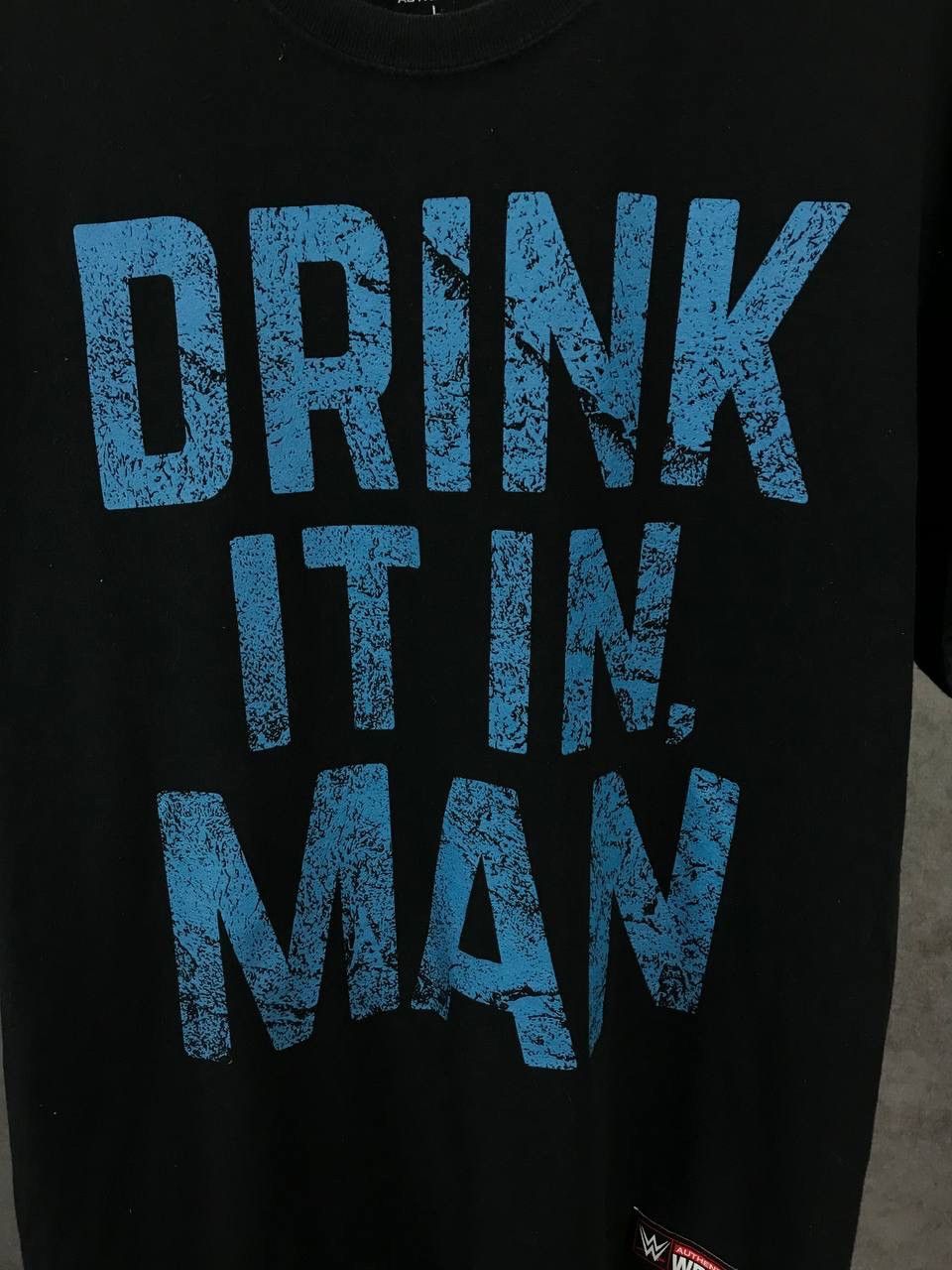 WWE Chris Jericho Drink it in man WWE WWF wrestling tee Size US L / EU 52-54 / 3 - 4 Thumbnail