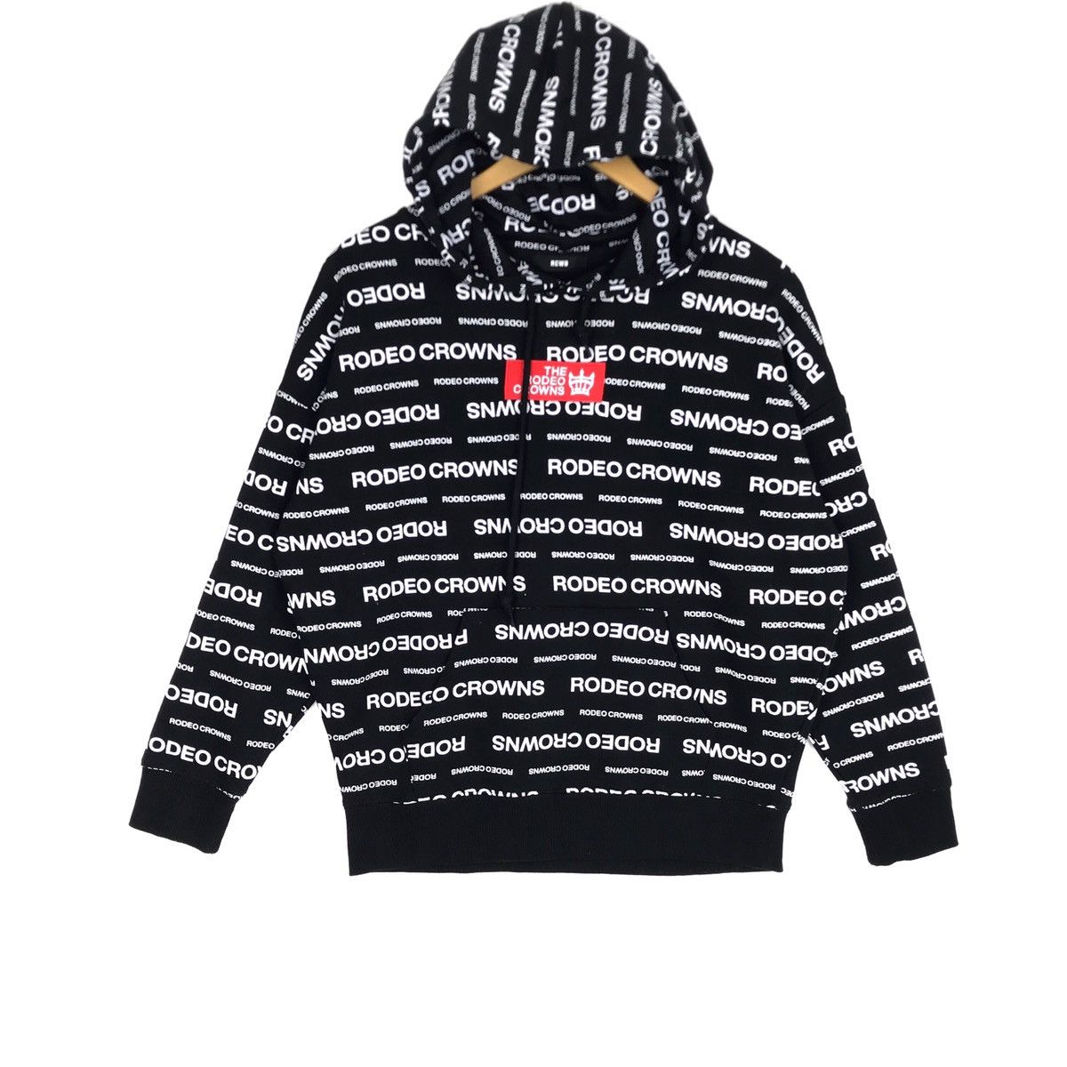 Japanese Brand Rodeo Crowns Hoodie Sweatshirt Full Print Design Sweater Size US M / EU 48-50 / 2 - 1 Thumbnail