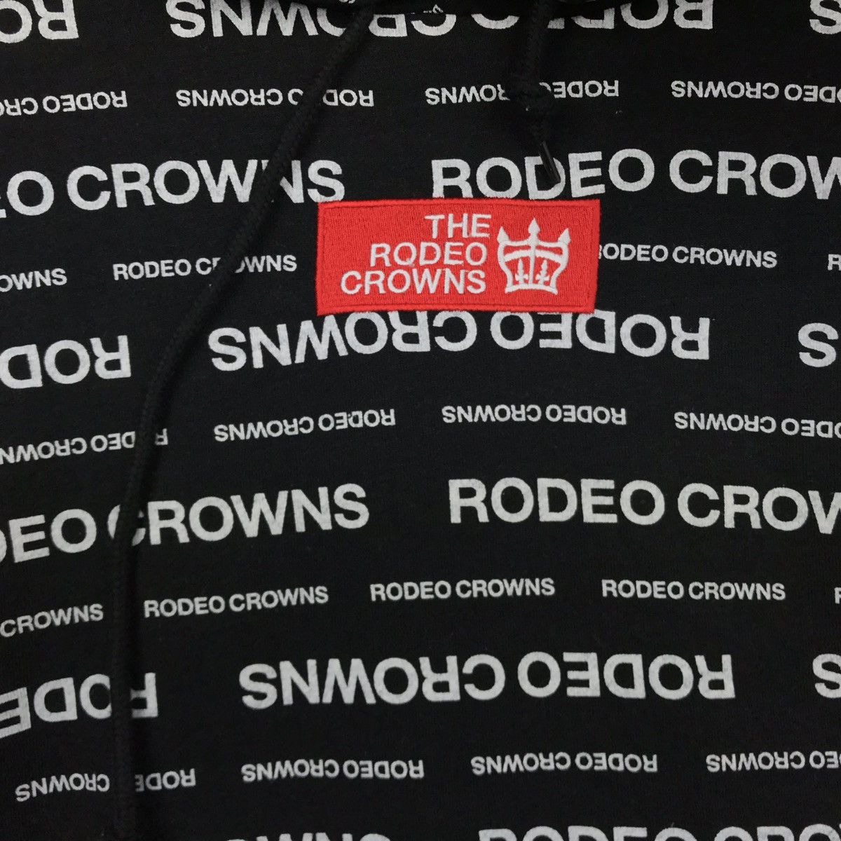 Japanese Brand Rodeo Crowns Hoodie Sweatshirt Full Print Design Sweater Size US M / EU 48-50 / 2 - 2 Thumbnail