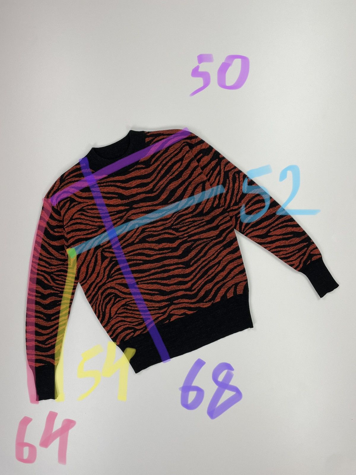 Other KAFFE Tiger pattern Womens sweater Mock Neck size M Size M / US 6-8 / IT 42-44 - 10 Thumbnail