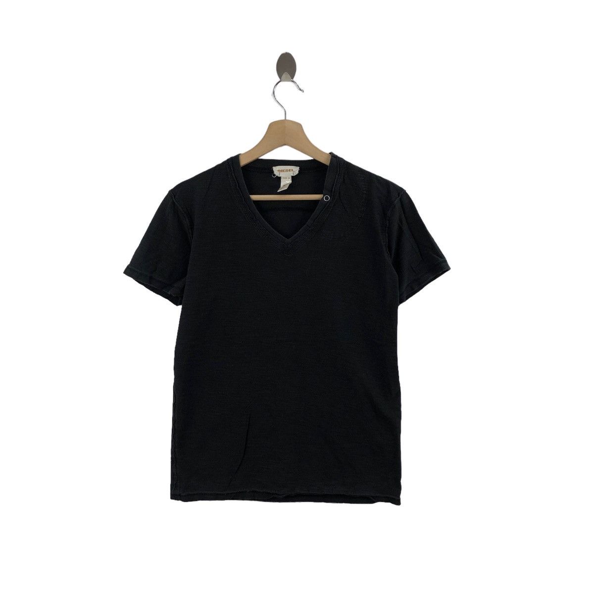 Diesel DIESEL T-Shirt V Neck Plain Size US M / EU 48-50 / 2 - 1 Thumbnail
