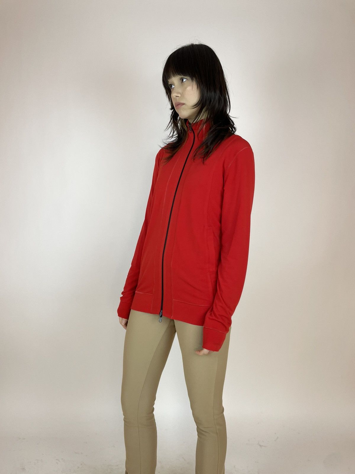 Other EVA VARRO Sport track elastic red jacket made in USA size S Size S / US 4 / IT 40 - 4 Thumbnail