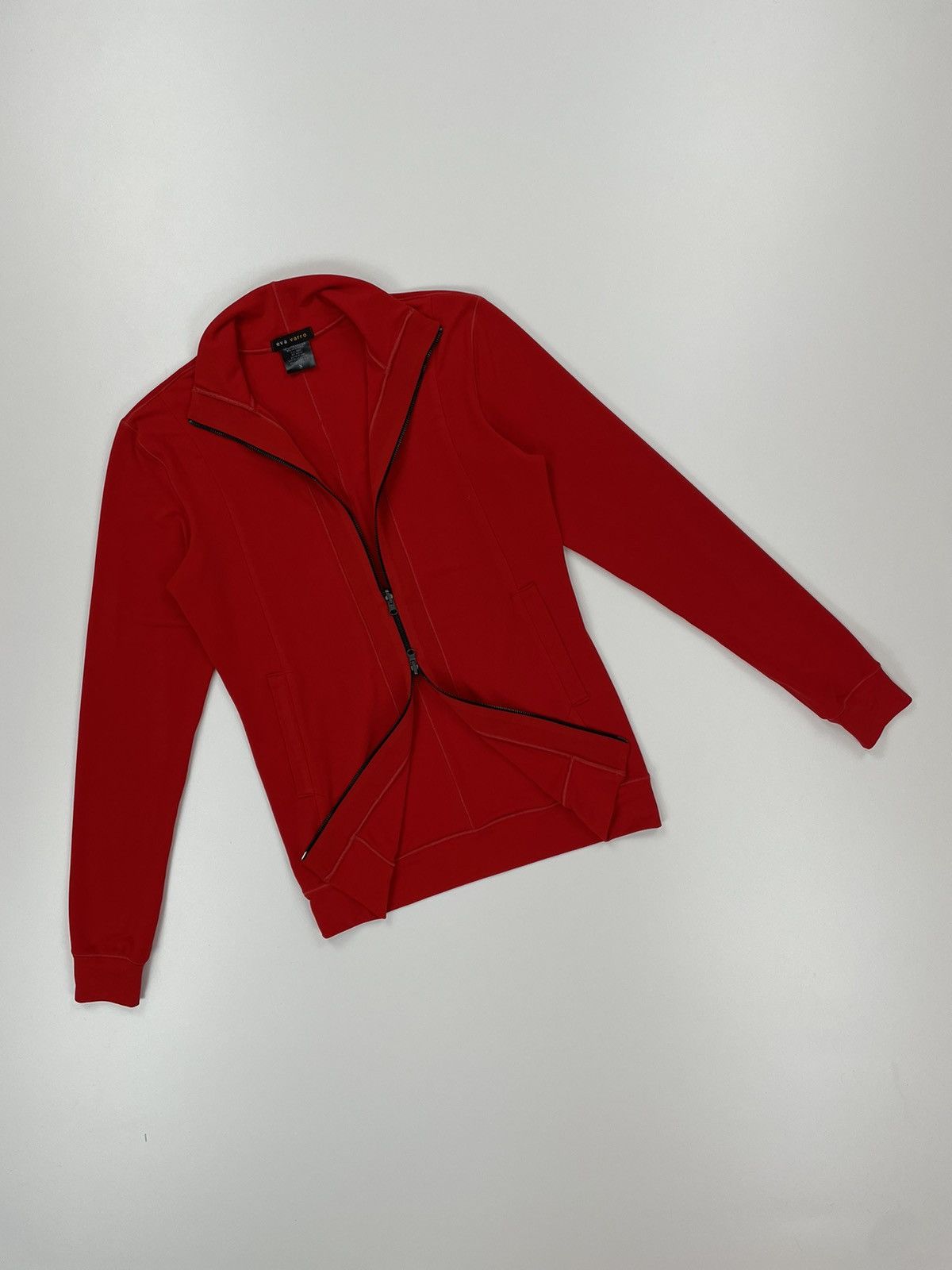 Other EVA VARRO Sport track elastic red jacket made in USA size S Size S / US 4 / IT 40 - 8 Thumbnail