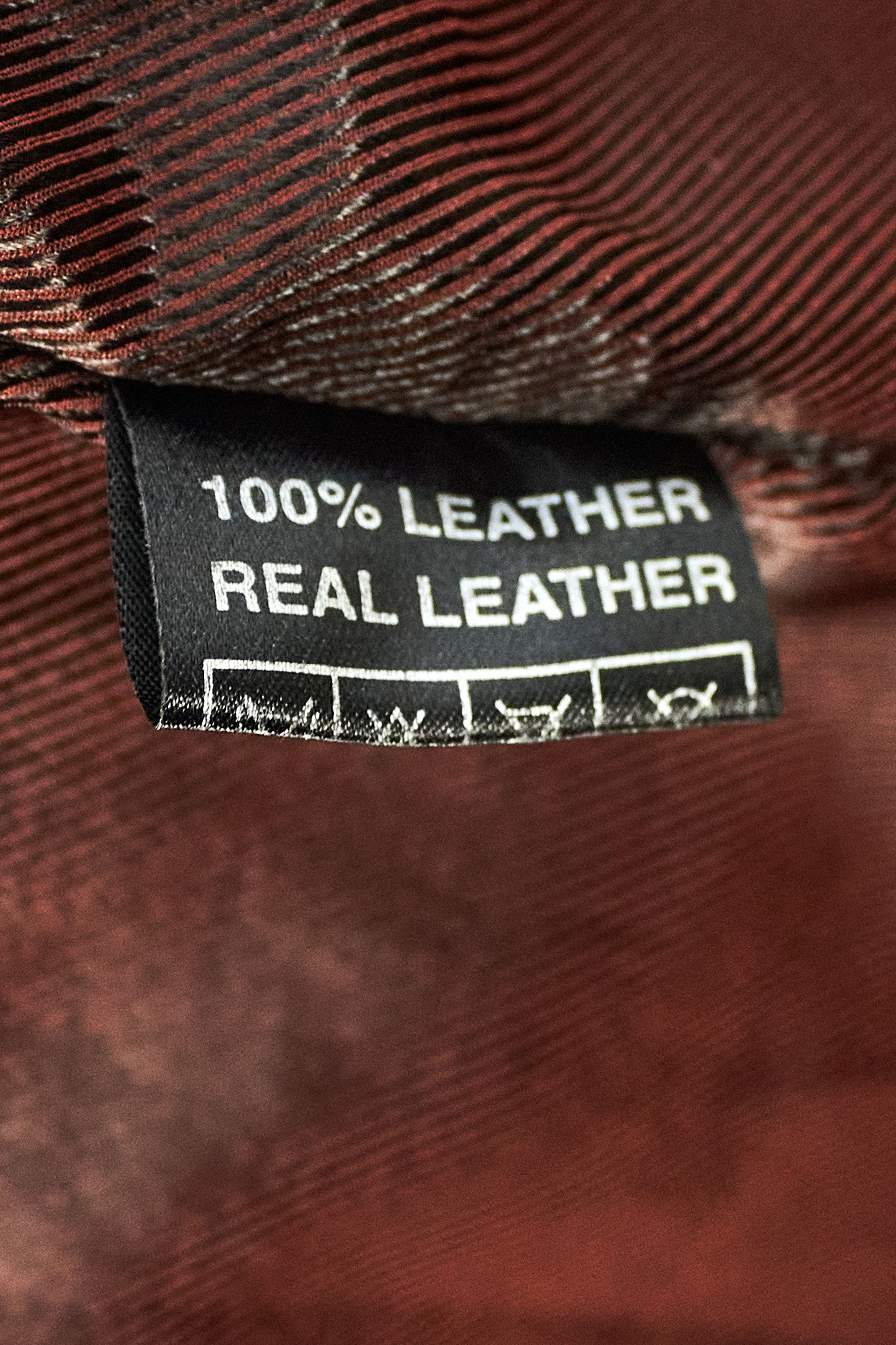 Vintage Vintage Y2K women's leather jacket coat blazer Size M / US 6-8 / IT 42-44 - 15 Thumbnail