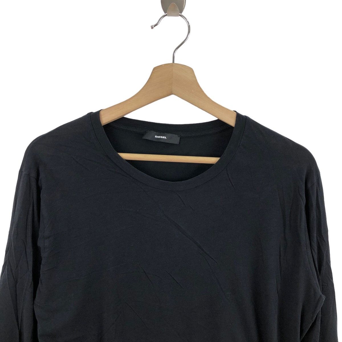 Diesel DIESEL Long Sleeve T-Shirt Distresses Design Seditionaries Size US M / EU 48-50 / 2 - 2 Thumbnail