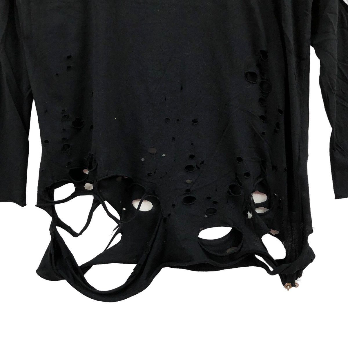 Diesel DIESEL Long Sleeve T-Shirt Distresses Design Seditionaries Size US M / EU 48-50 / 2 - 3 Thumbnail