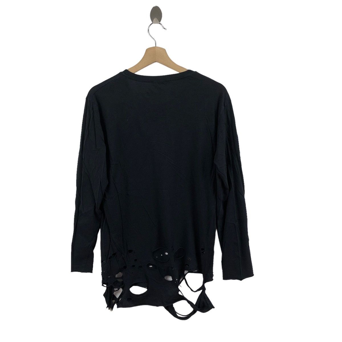 Diesel DIESEL Long Sleeve T-Shirt Distresses Design Seditionaries Size US M / EU 48-50 / 2 - 4 Thumbnail