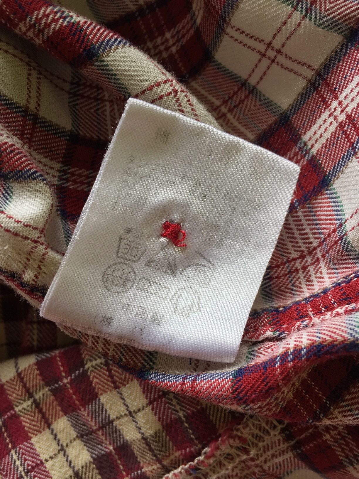 291295=Homme 291295=Homme Remake Checkered Flannel Shirt Size US M / EU 48-50 / 2 - 5 Thumbnail