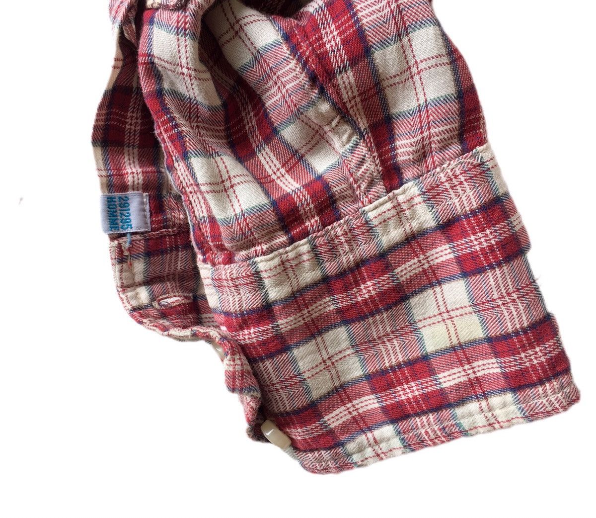 291295=Homme 291295=Homme Remake Checkered Flannel Shirt Size US M / EU 48-50 / 2 - 6 Thumbnail