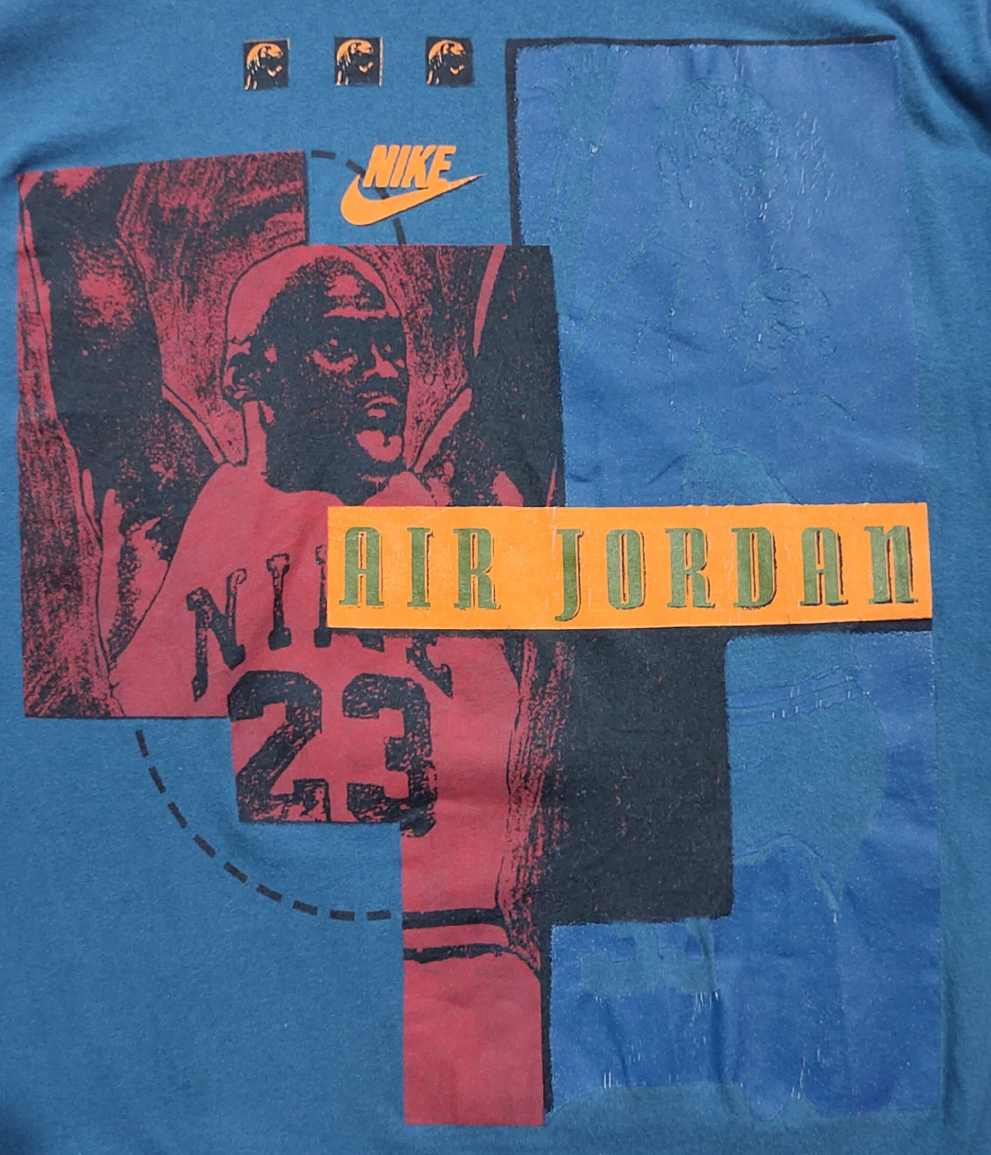 Jordan Brand Vintage Nike Air Jordan tee Size US M / EU 48-50 / 2 - 1 Thumbnail