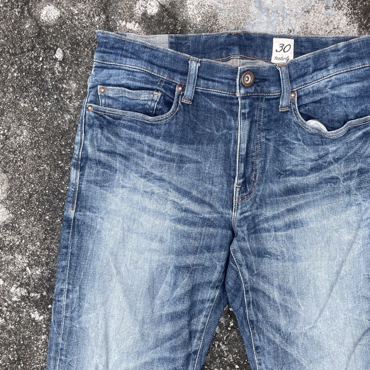 Faded Glory Vintage Tenderly Distressed Denim Jeans Size US 30 / EU 46 - 3 Thumbnail