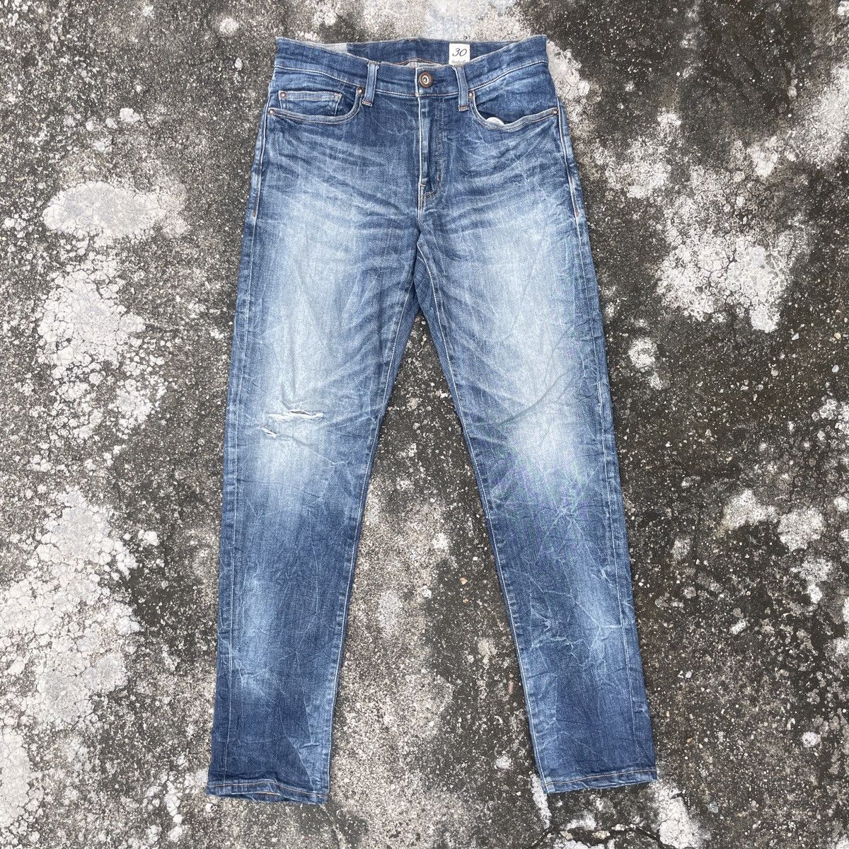 Faded Glory Vintage Tenderly Distressed Denim Jeans Size US 30 / EU 46 - 1 Thumbnail