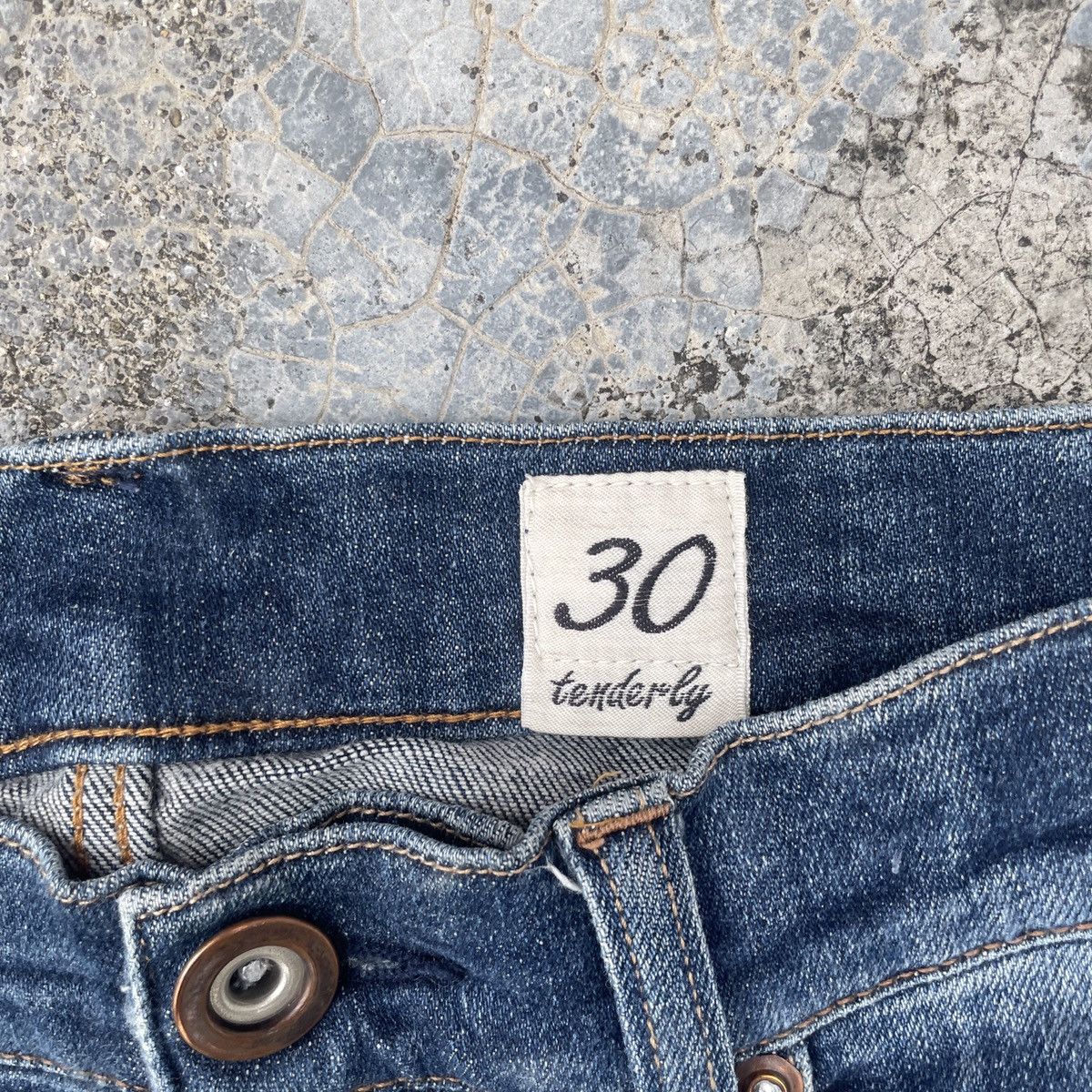 Faded Glory Vintage Tenderly Distressed Denim Jeans Size US 30 / EU 46 - 5 Thumbnail