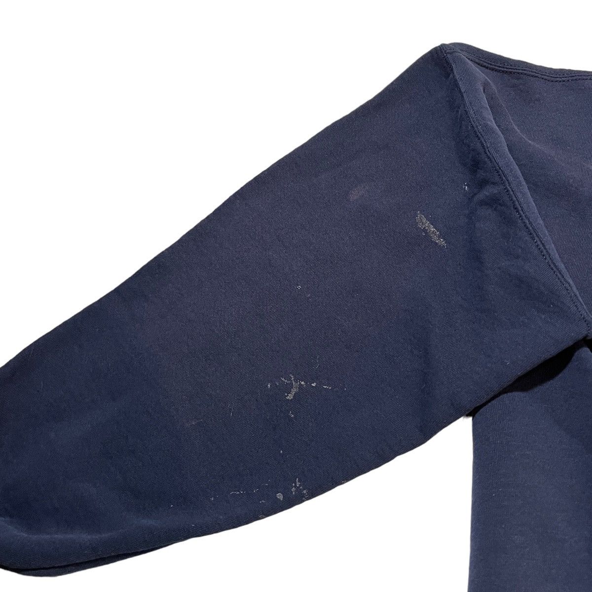 Russell Athletic × Vintage 90s Russell Athletic Navy Blue Sweatshirt Size US XL / EU 56 / 4 - 4 Thumbnail