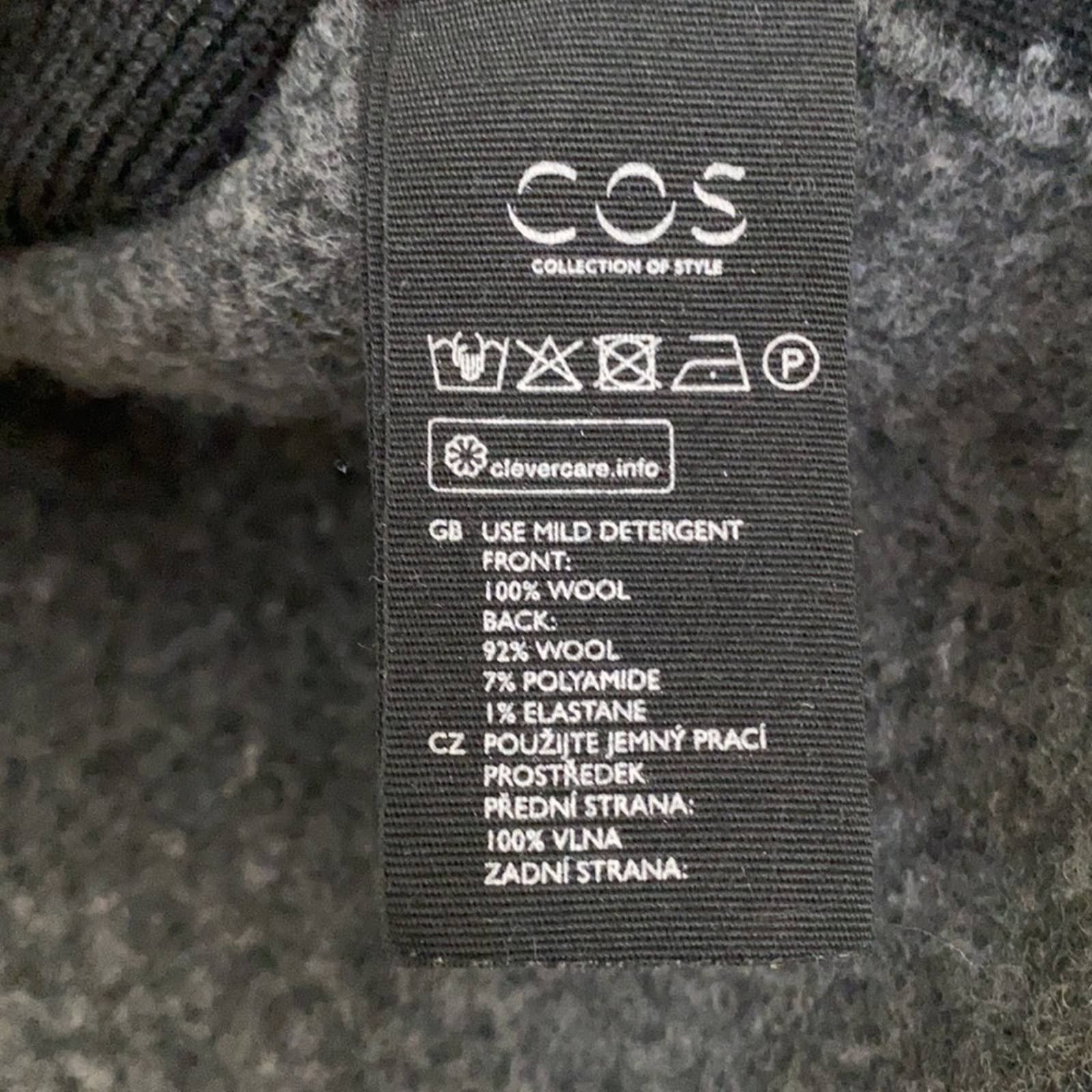 Cos COS Two Tone Wool Blend Sweater Size S / US 4 / IT 40 - 4 Preview