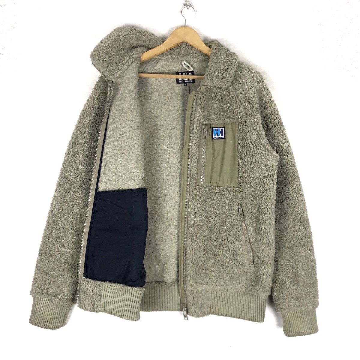 Helly Hansen Vintage Helly Hansen Fleece Sherpa Jacket Size US M / EU 48-50 / 2 - 2 Thumbnail
