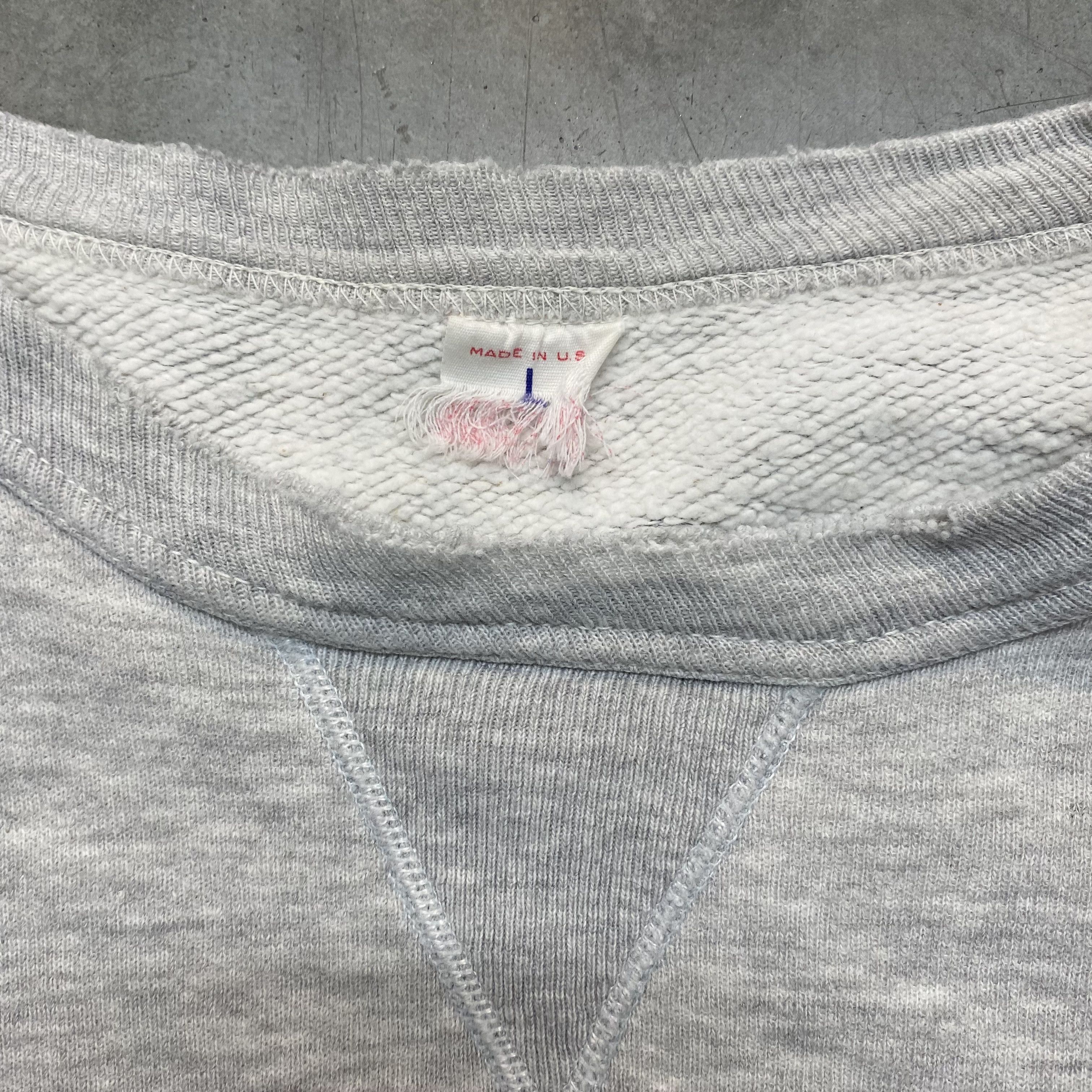 Other VTG 60s Flocked Single V Neck North Carolina Sweatshirt Size US L / EU 52-54 / 3 - 3 Thumbnail
