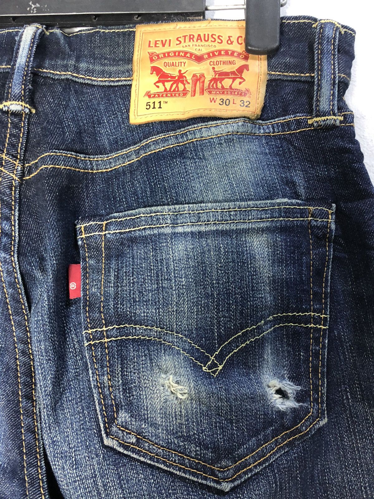 Levi's Vintage Clothing × Vintage Vintage levis strauss & co 511 denim jean Size US 31 - 8 Thumbnail