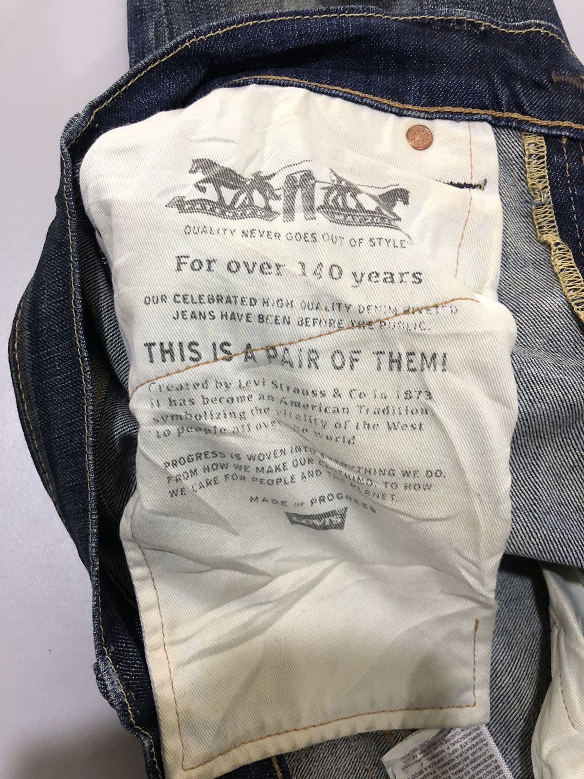 Levi's Vintage Clothing × Vintage Vintage levis strauss & co 511 denim jean Size US 31 - 13 Thumbnail