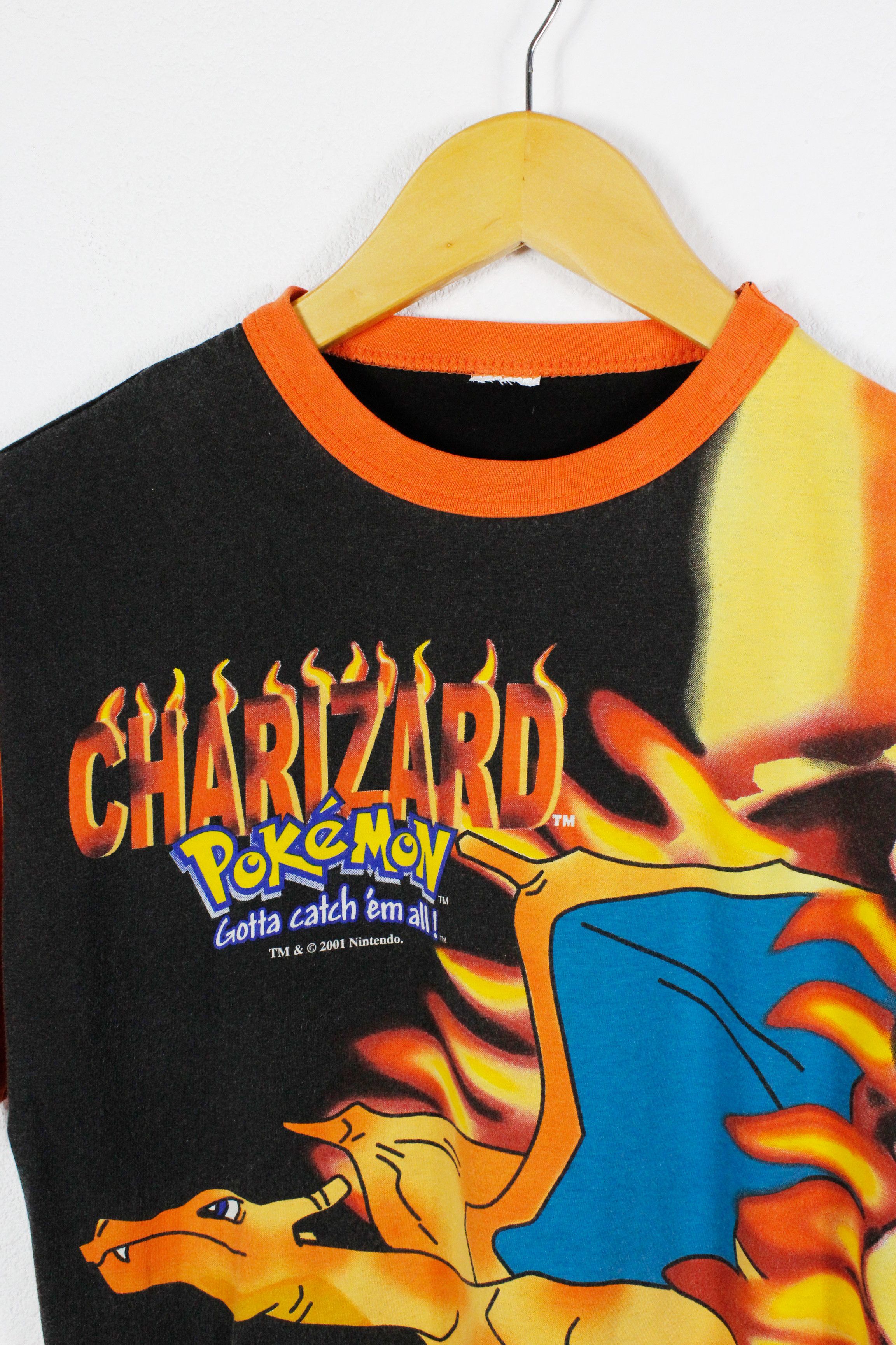 Nintendo × Pokemon × Vintage Vintage Pokemon Charizard Nintendo 3D Graphic Print Tee Y2K Size US S / EU 44-46 / 1 - 2 Thumbnail