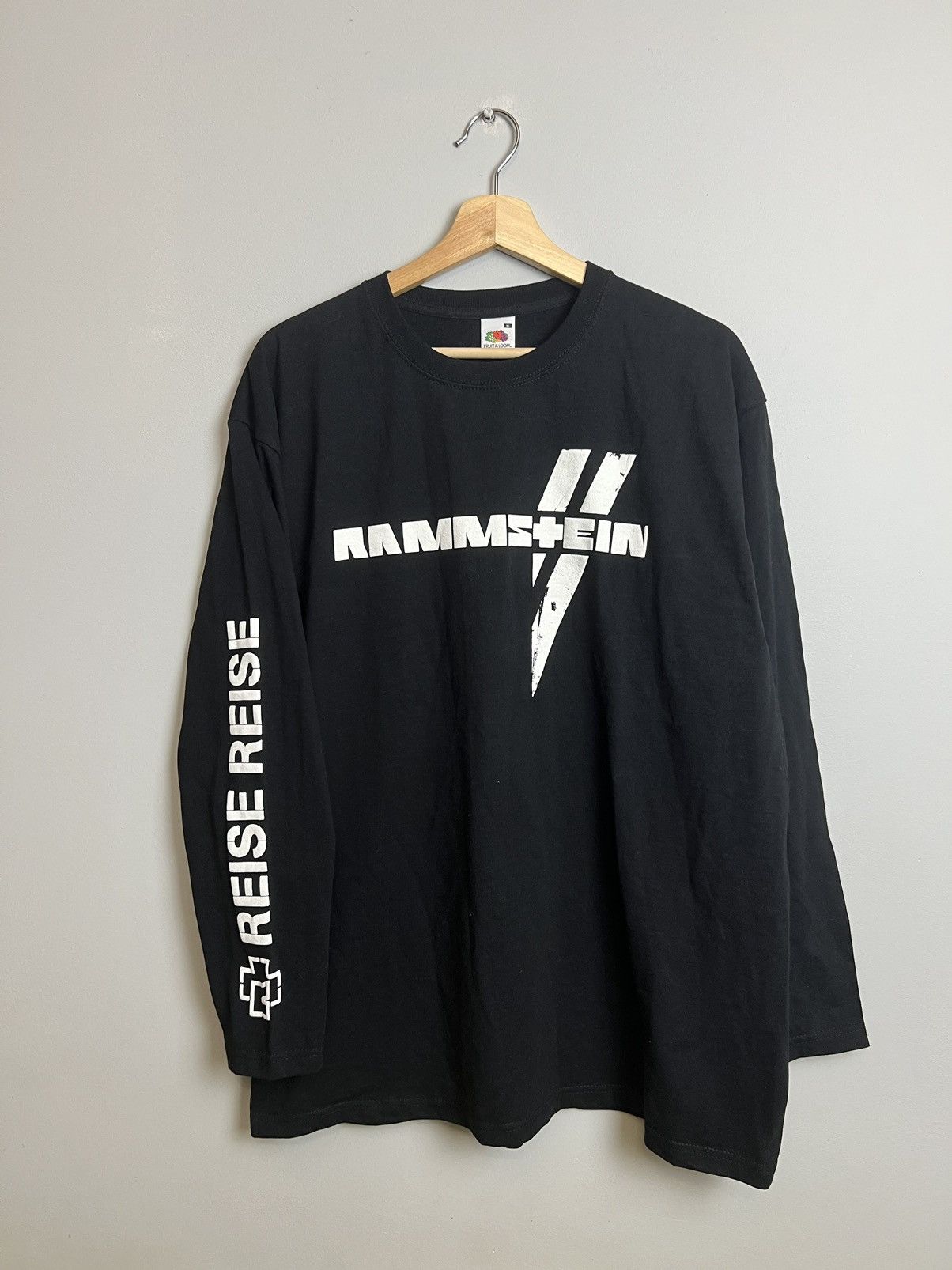Band Tees Rare 00s Rammstein Reise Band Metal Rock Y2K T-shirt Long Size US L / EU 52-54 / 3 - 1 Thumbnail