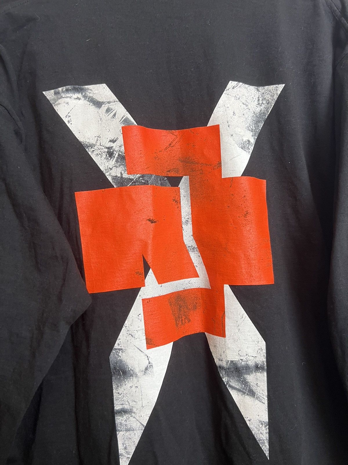 Band Tees Rare 00s Rammstein Reise Band Metal Rock Y2K T-shirt Long Size US L / EU 52-54 / 3 - 4 Thumbnail