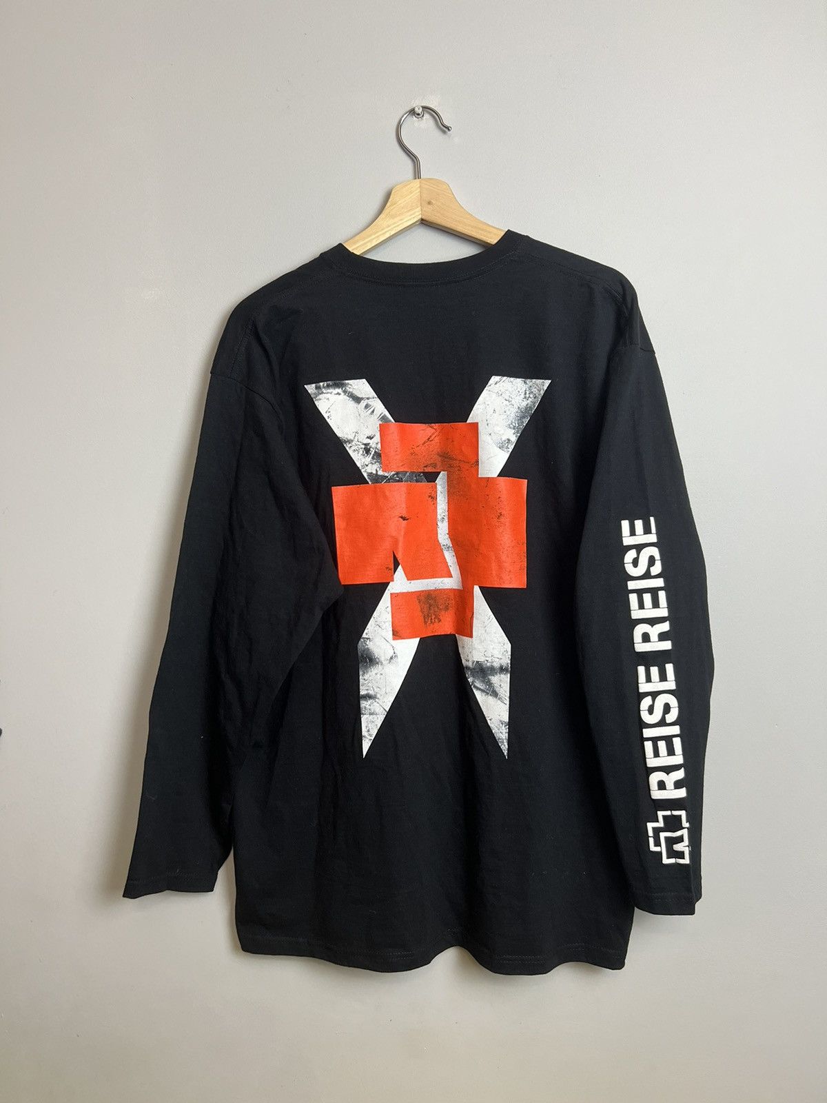 Band Tees Rare 00s Rammstein Reise Band Metal Rock Y2K T-shirt Long Size US L / EU 52-54 / 3 - 2 Thumbnail