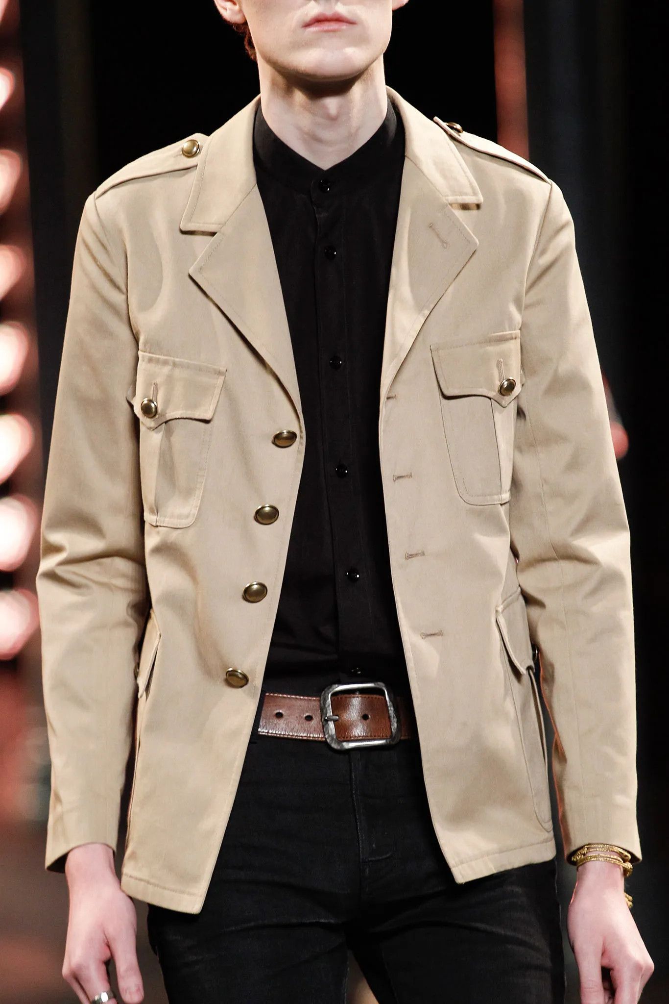 Saint Laurent Safari Jacket | Grailed