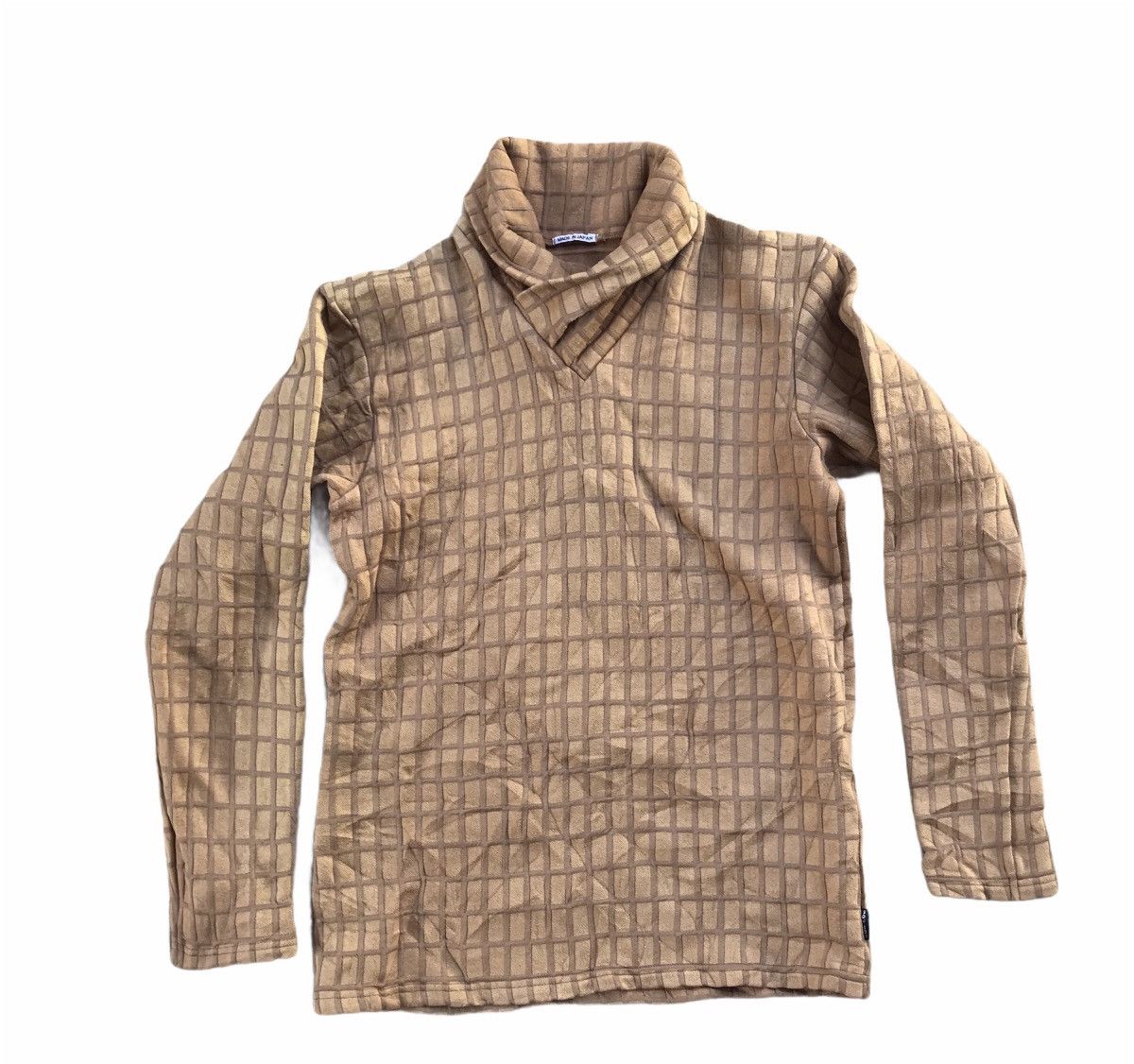 SOU SOU × Vintage Vintage Sou Sou x Gibao Bricks Motif Turtle Neck Sweatshirt Size US S / EU 44-46 / 1 - 1 Thumbnail