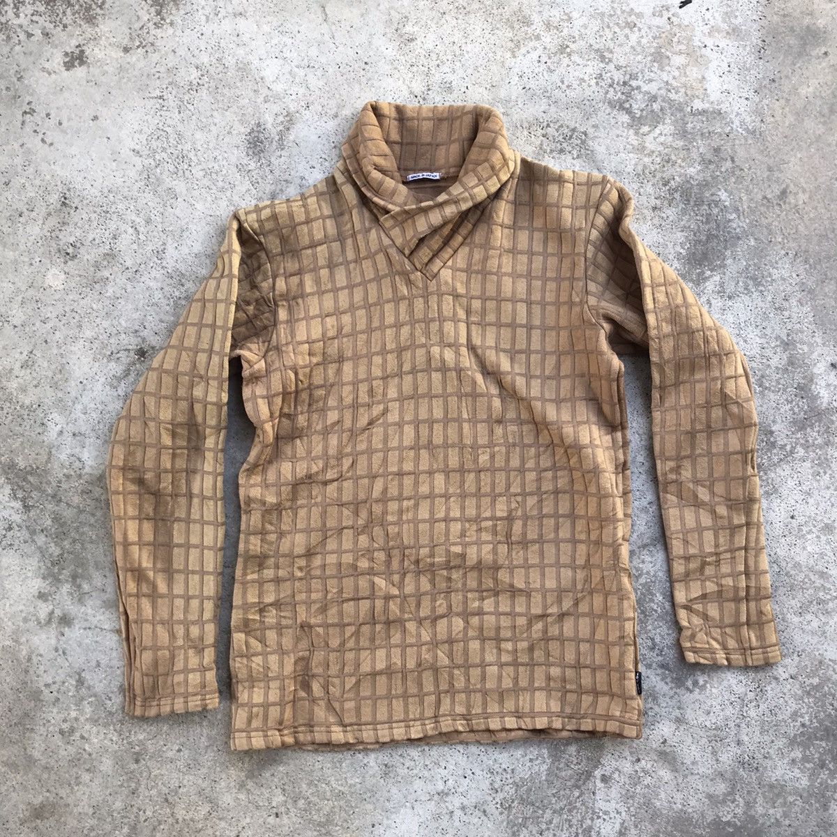 SOU SOU × Vintage Vintage Sou Sou x Gibao Bricks Motif Turtle Neck Sweatshirt Size US S / EU 44-46 / 1 - 5 Thumbnail