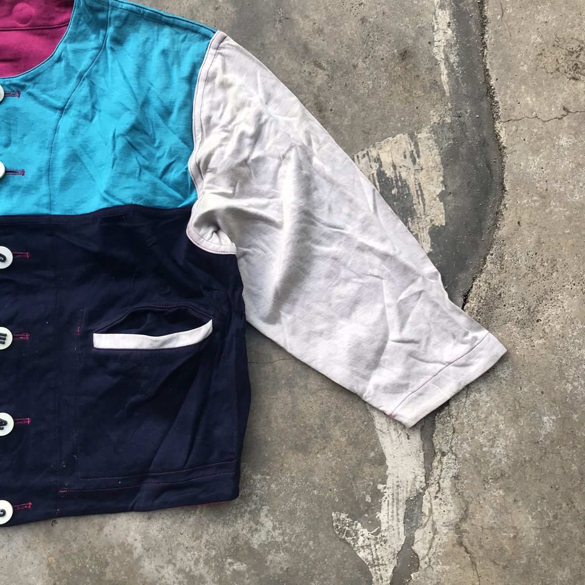Japanese Brand × Other Vintage MicMac Paris Multicolour Reversible Jacket Size US L / EU 52-54 / 3 - 7 Thumbnail