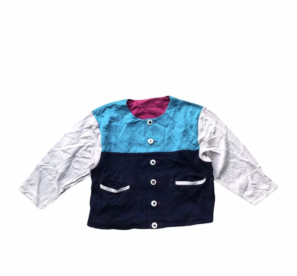 Vintage MicMac Paris Multicolour Reversible Jacket