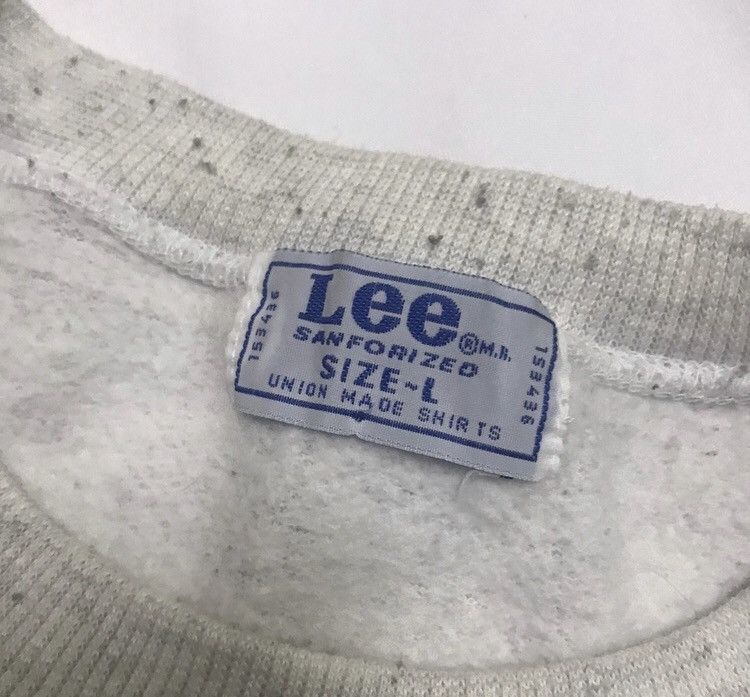 Lee × Vintage Vintage 90’s Lee Sanforized Big Logo Sweatshirt Size US L / EU 52-54 / 3 - 4 Thumbnail