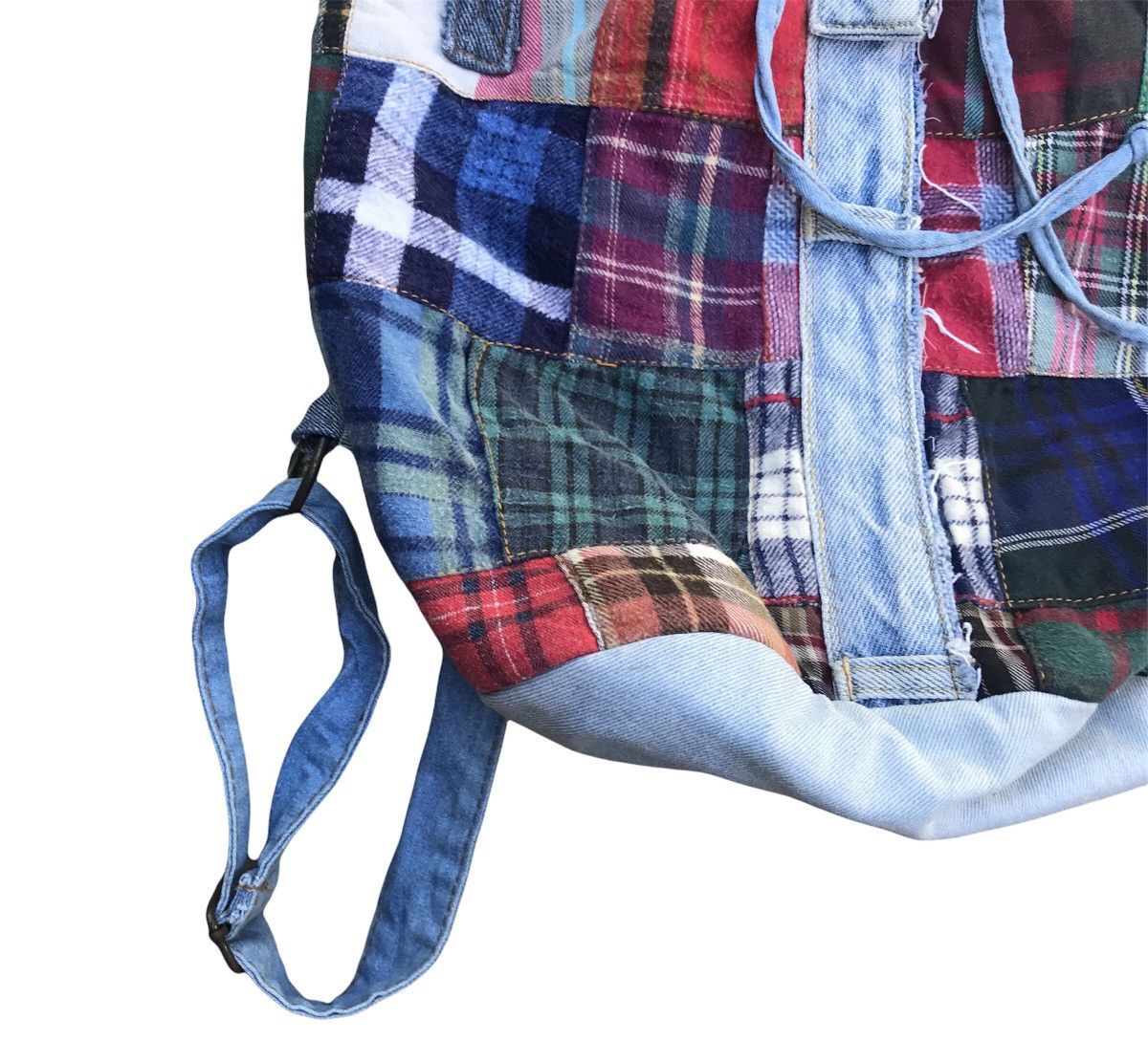 Japanese Brand × Vintage Vintage Bluenice Patchwork Daily Backpack Size ONE SIZE - 4 Thumbnail