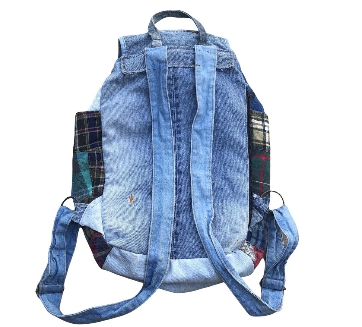 Japanese Brand × Vintage Vintage Bluenice Patchwork Daily Backpack Size ONE SIZE - 5 Thumbnail