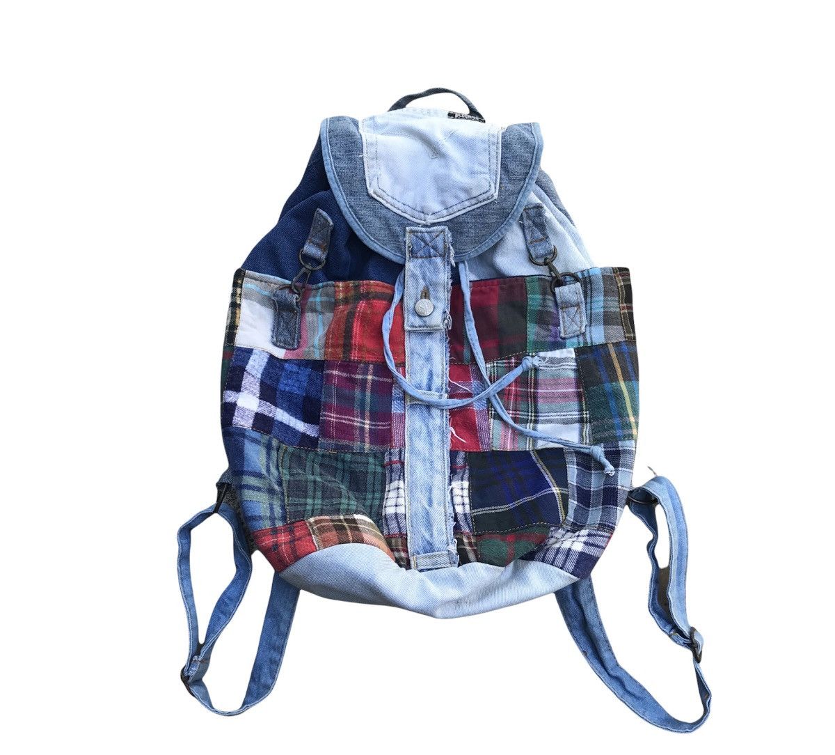 Vintage Bluenice Patchwork Daily Backpack
