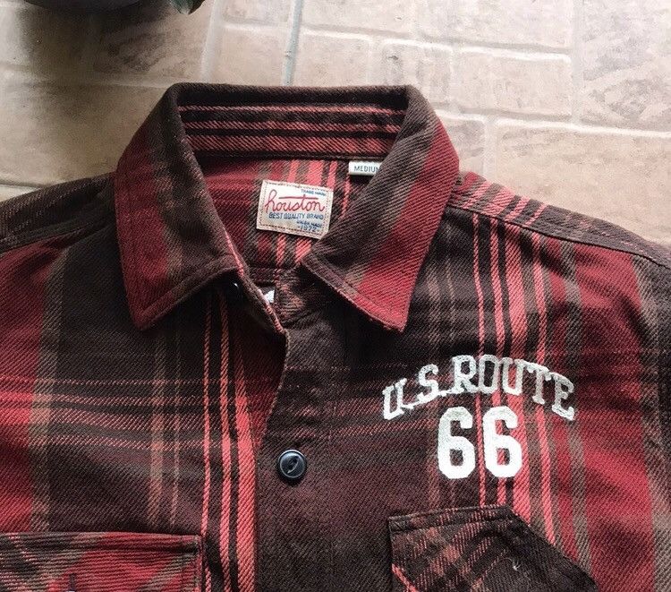 Vintage Vintage Union Made Houston Embroidery Shirt Size US M / EU 48-50 / 2 - 7 Thumbnail