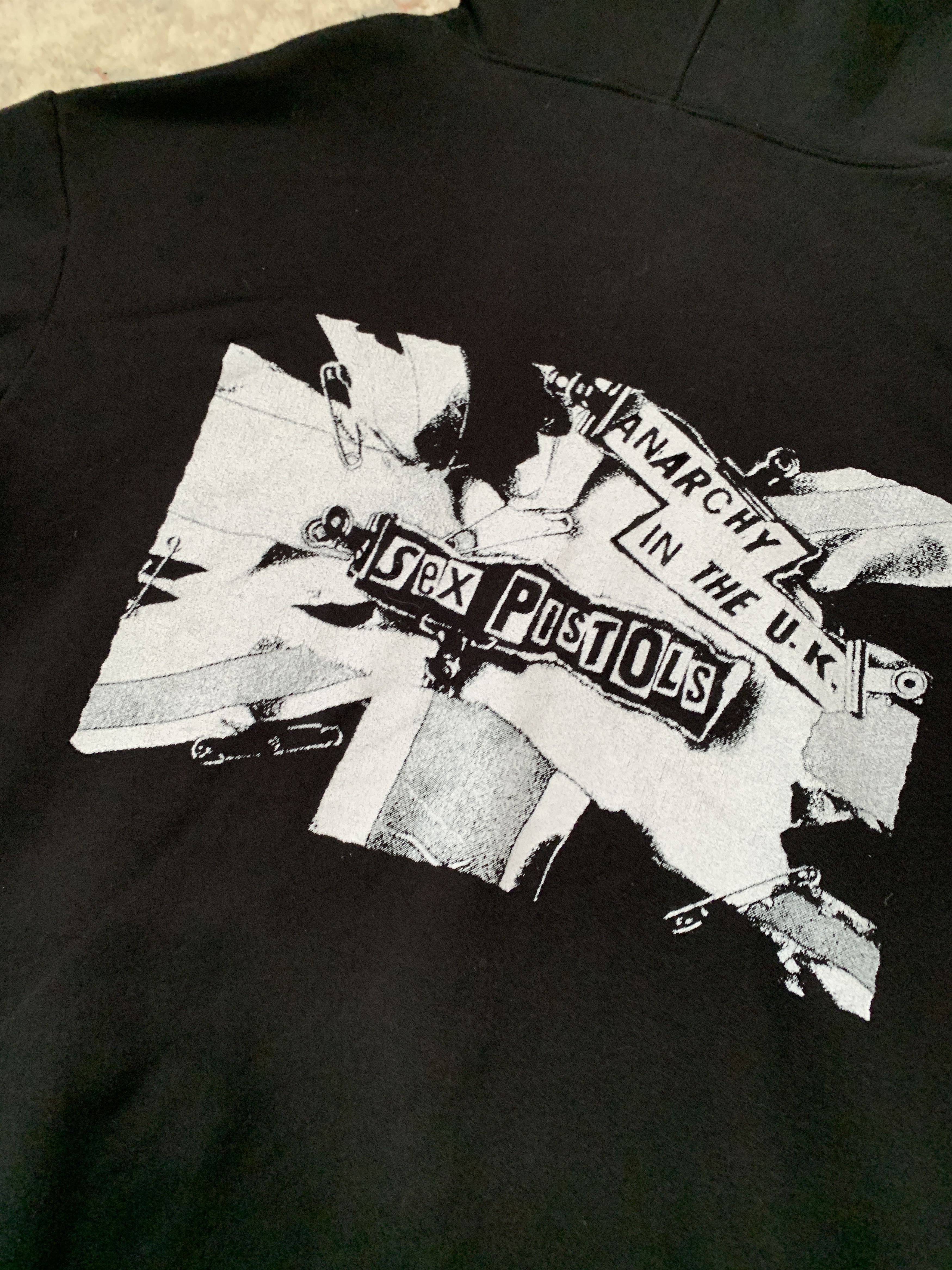 Band Tees × Vintage Rock Yeah Sex Pistols Vintage Zip Hoodie Size US XL / EU 56 / 4 - 10 Thumbnail
