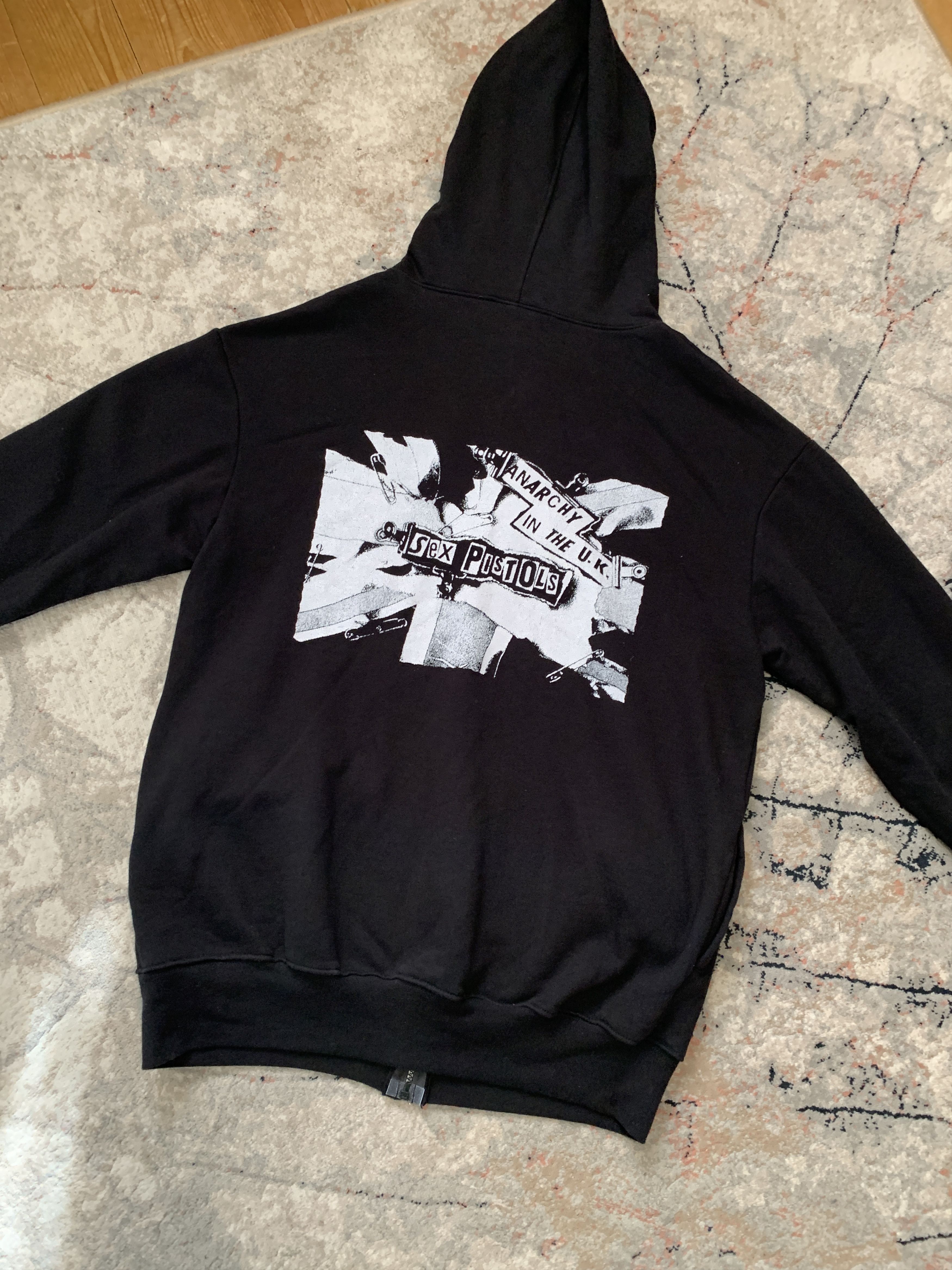 Band Tees × Vintage Rock Yeah Sex Pistols Vintage Zip Hoodie Size US XL / EU 56 / 4 - 9 Thumbnail