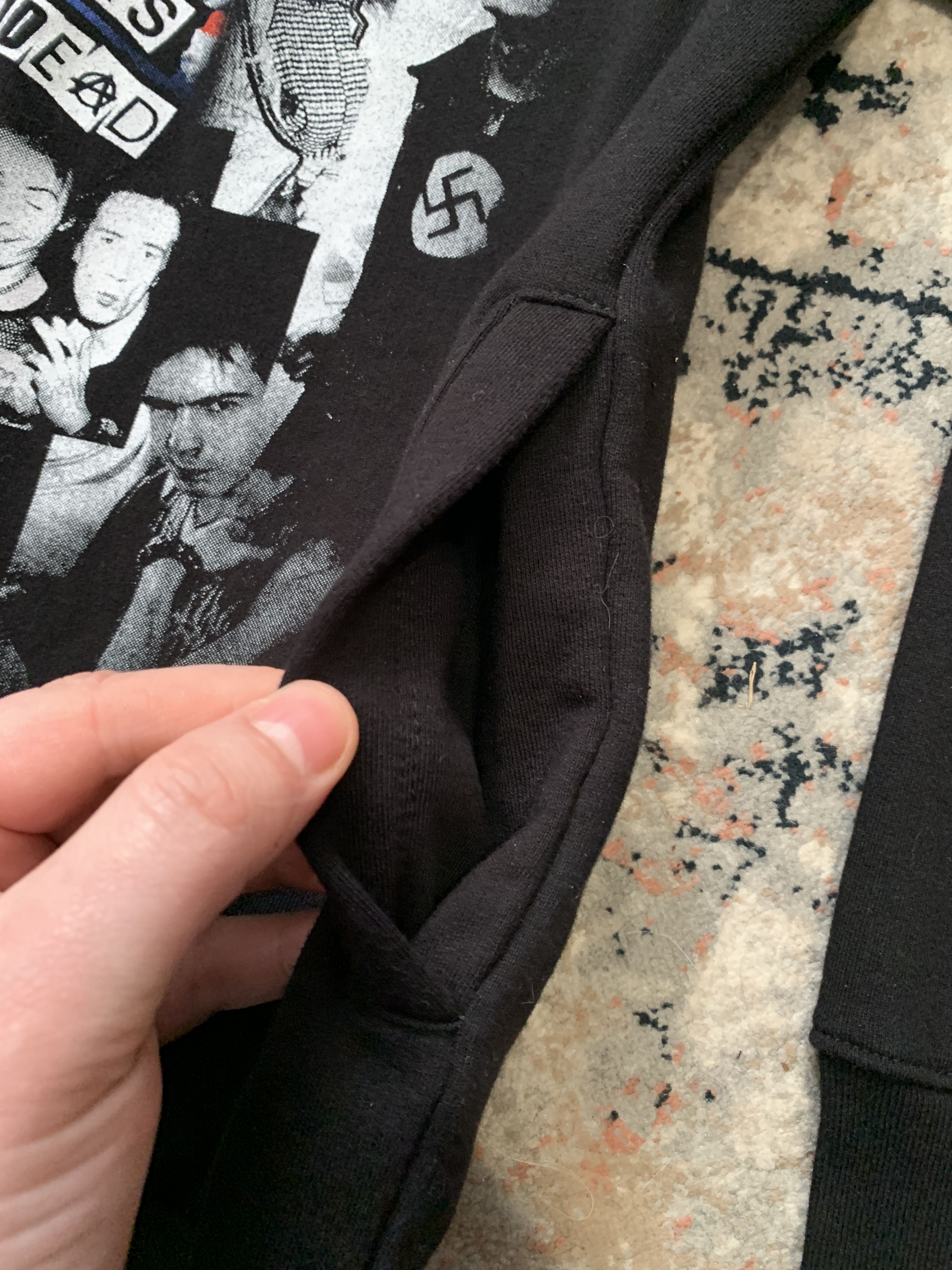 Band Tees × Vintage Rock Yeah Sex Pistols Vintage Zip Hoodie Size US XL / EU 56 / 4 - 6 Thumbnail