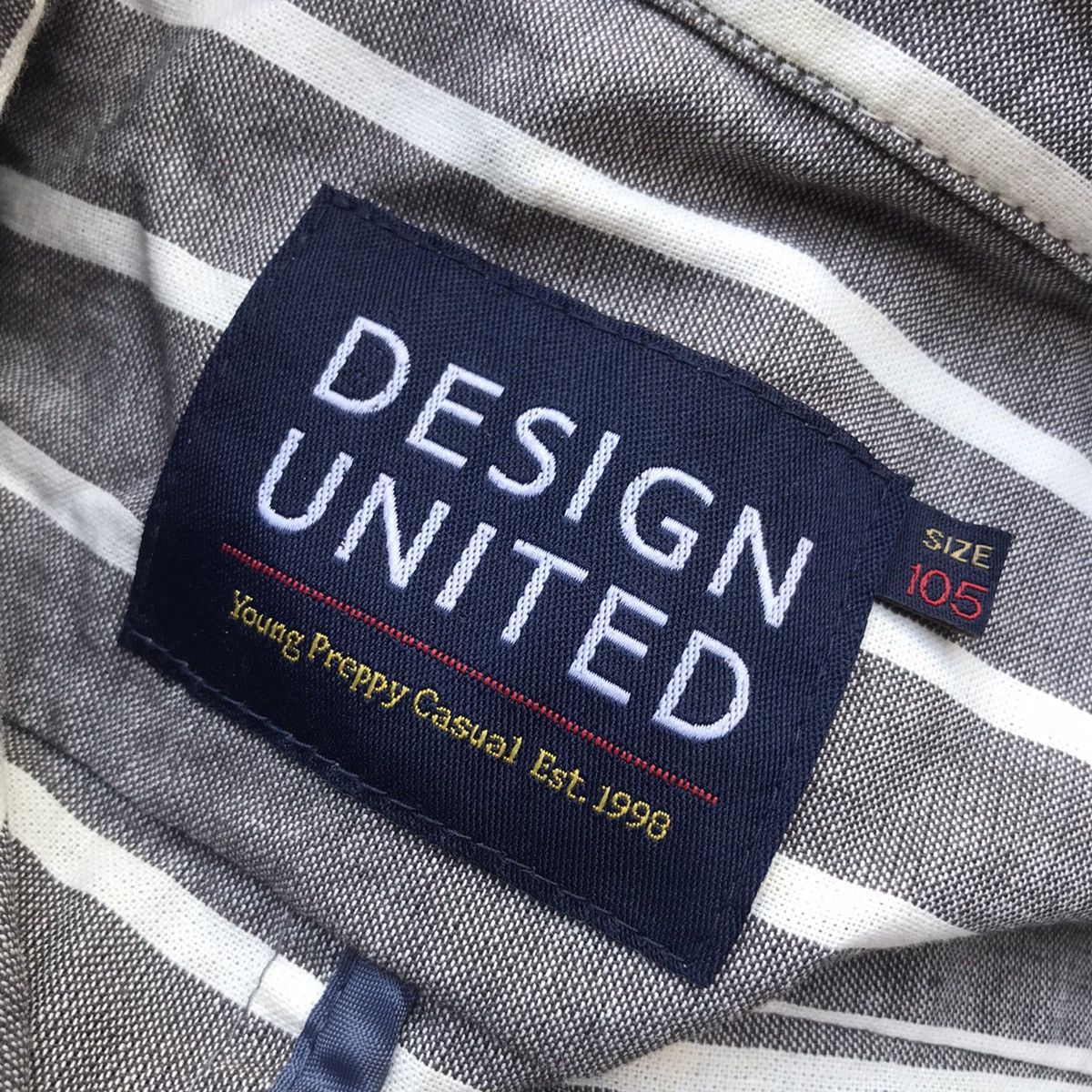 Japanese Brand × Vintage Vintage United Design Prison Stripe Jacket Size US M / EU 48-50 / 2 - 9 Thumbnail
