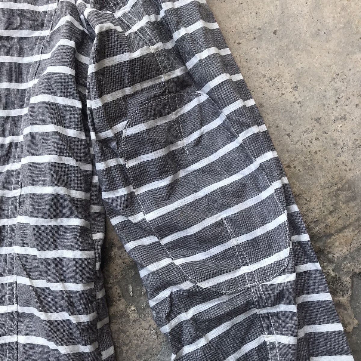 Japanese Brand × Vintage Vintage United Design Prison Stripe Jacket Size US M / EU 48-50 / 2 - 8 Thumbnail