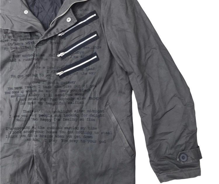14th Addiction × If Six Was Nine Vintage Badger Seditionaries Punk Poem Jacket Size US L / EU 52-54 / 3 - 2 Thumbnail