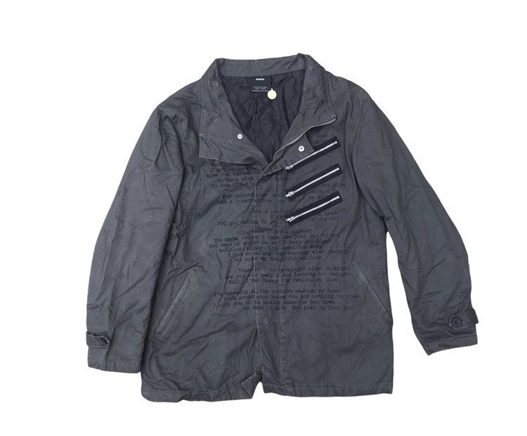 Vintage Badger Seditionaries Punk Poem Jacket