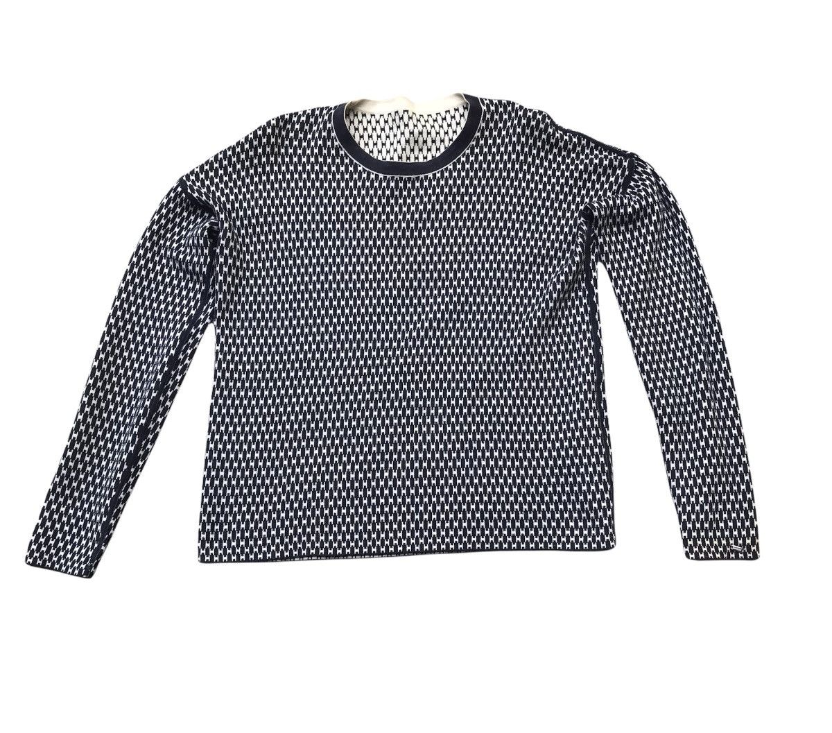 Tommy Hilfiger Vintage Tommy Hilfiger Monogram Reversible “H” Long Sleeve Size US M / EU 48-50 / 2 - 1 Thumbnail