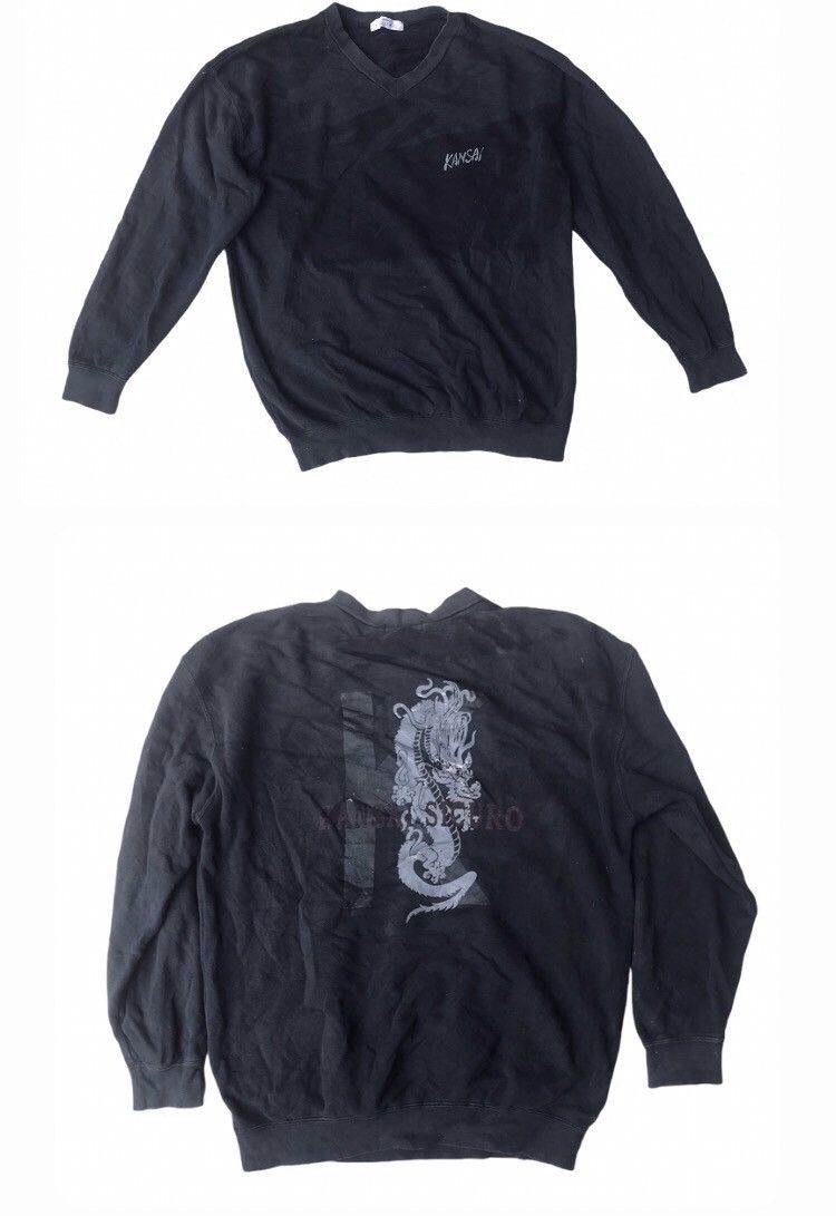 Kansai Yamamoto Vintage Kansai Siguro Dragon Sweatshirt Size US L / EU 52-54 / 3 - 3 Thumbnail