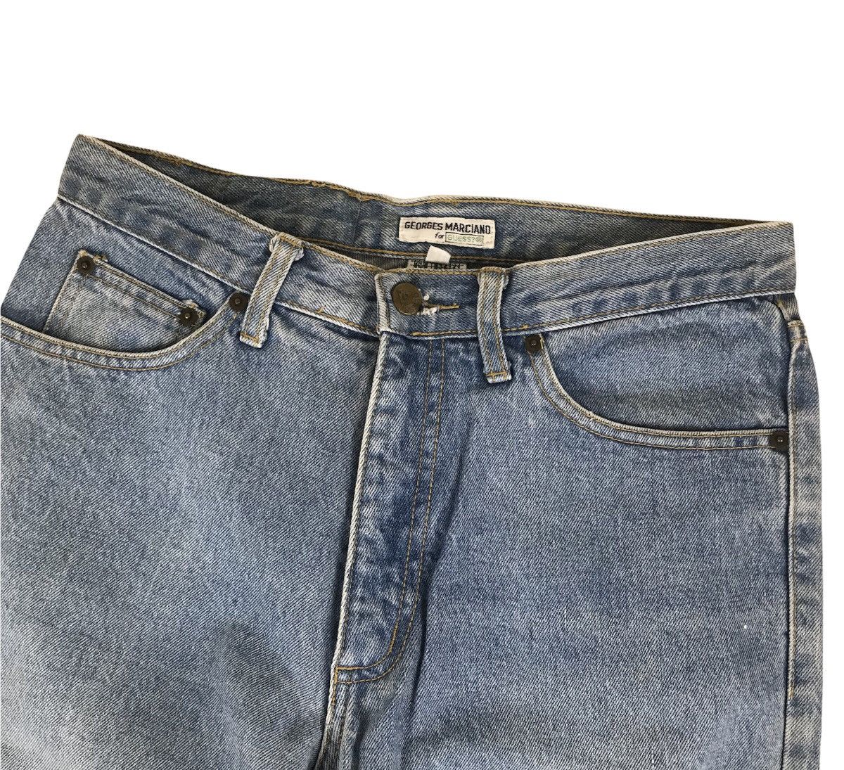 Guess Vintage 90’s Guess Ankle Line Denim Jeans Size US 31 - 3 Thumbnail