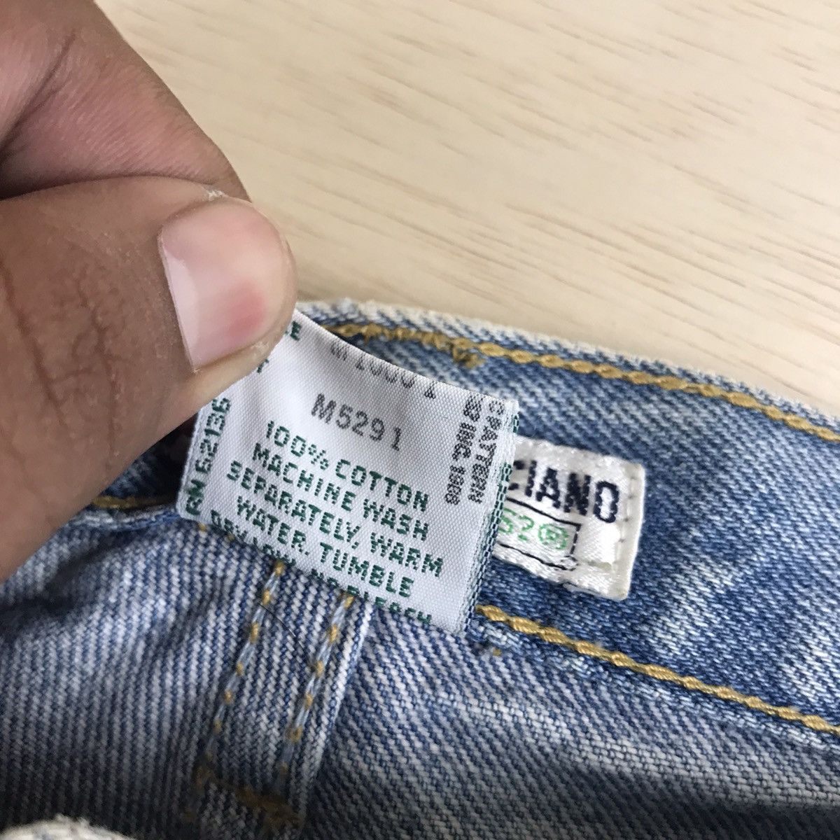 Guess Vintage 90’s Guess Ankle Line Denim Jeans Size US 31 - 12 Thumbnail