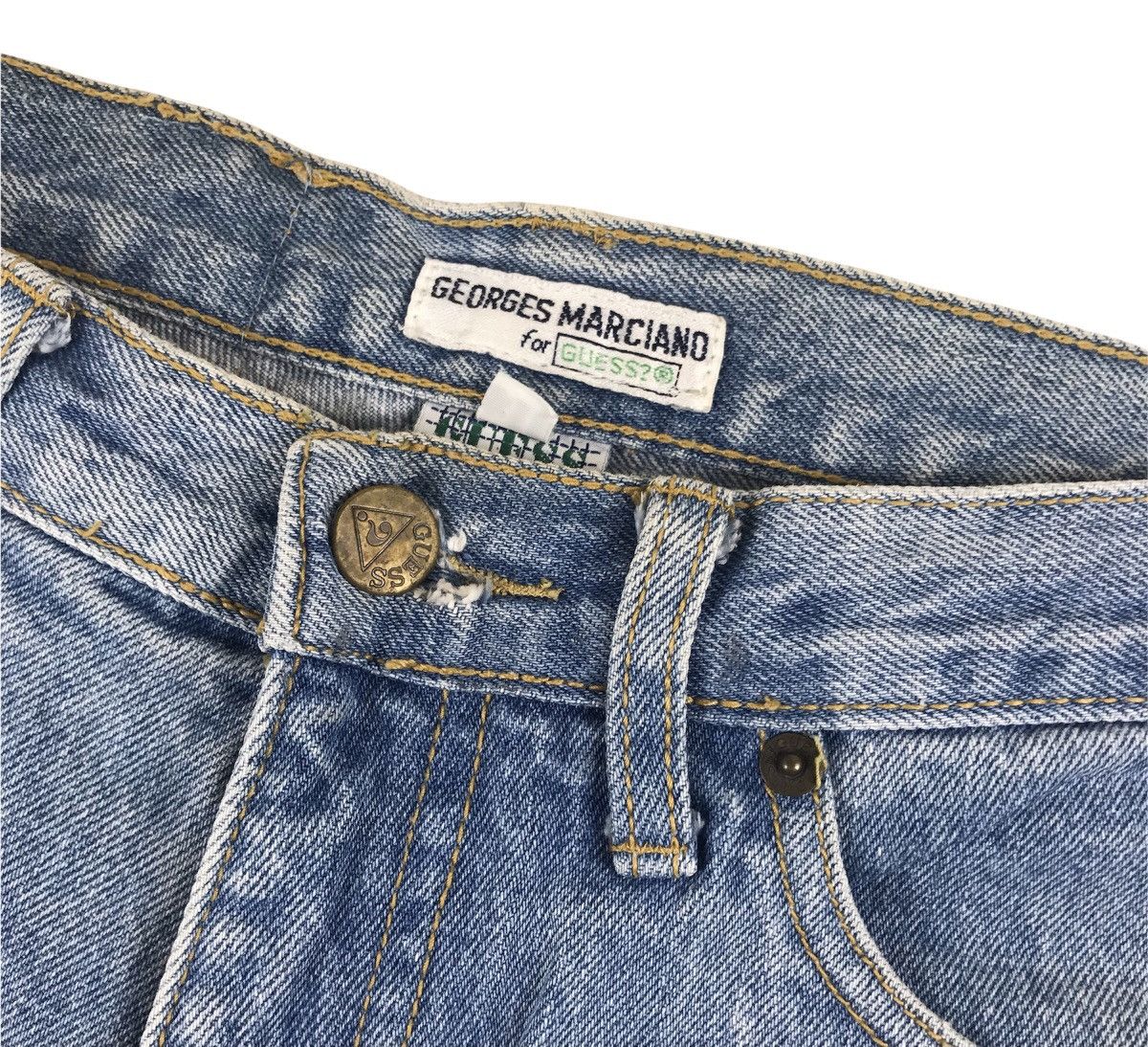 Guess Vintage 90’s Guess Ankle Line Denim Jeans Size US 31 - 5 Thumbnail