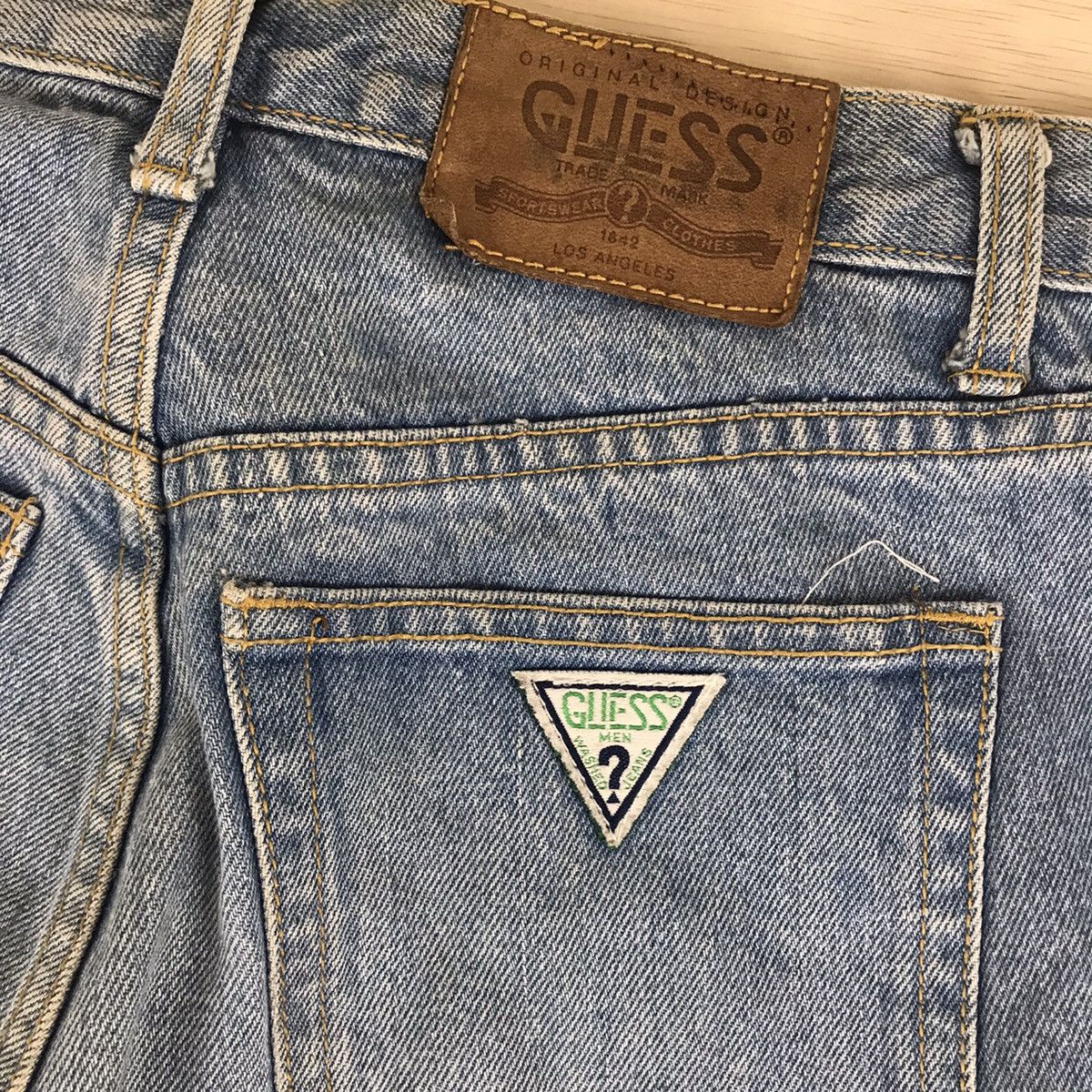 Guess Vintage 90’s Guess Ankle Line Denim Jeans Size US 31 - 13 Thumbnail